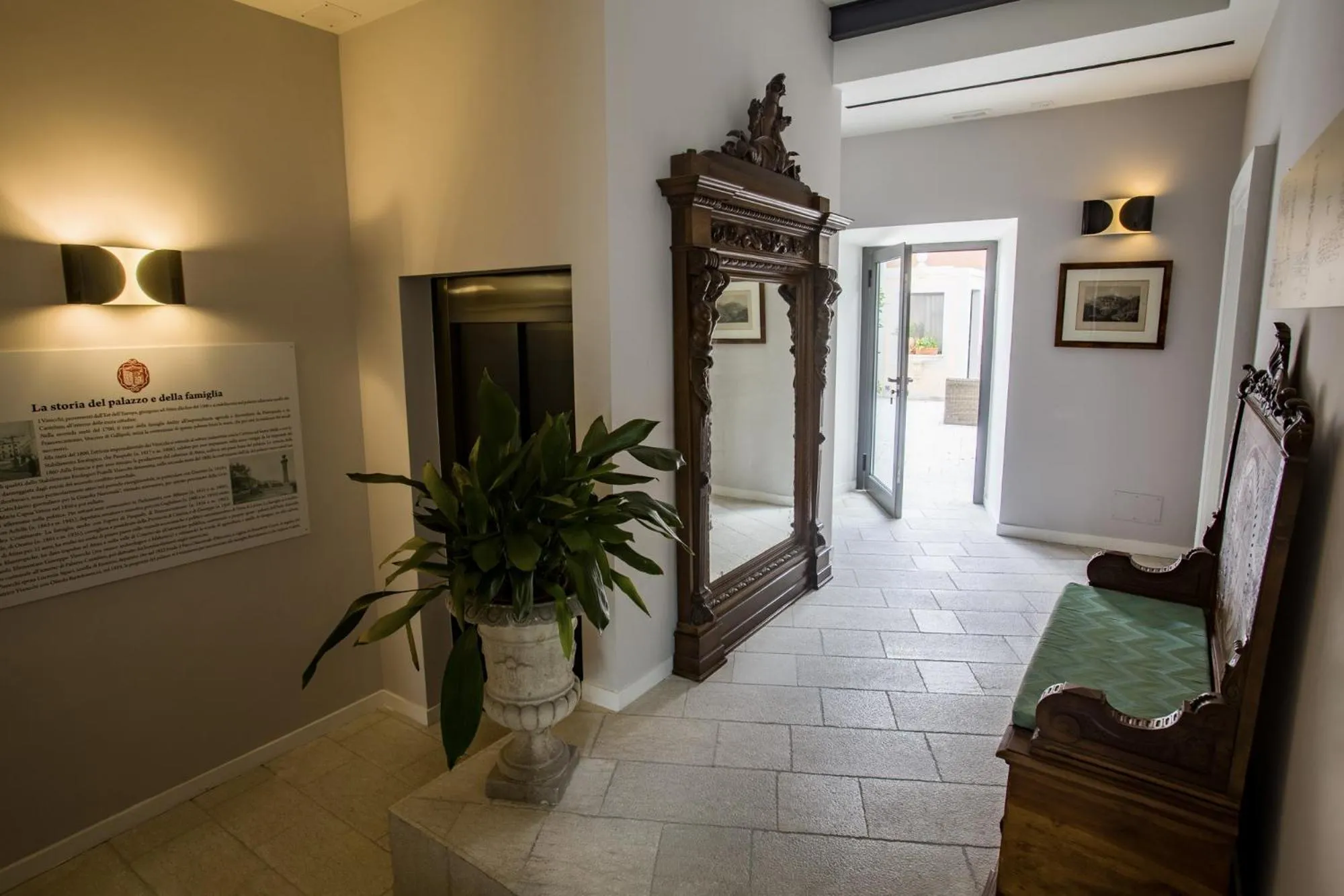 Lobby or reception in Palazzo del Senatore