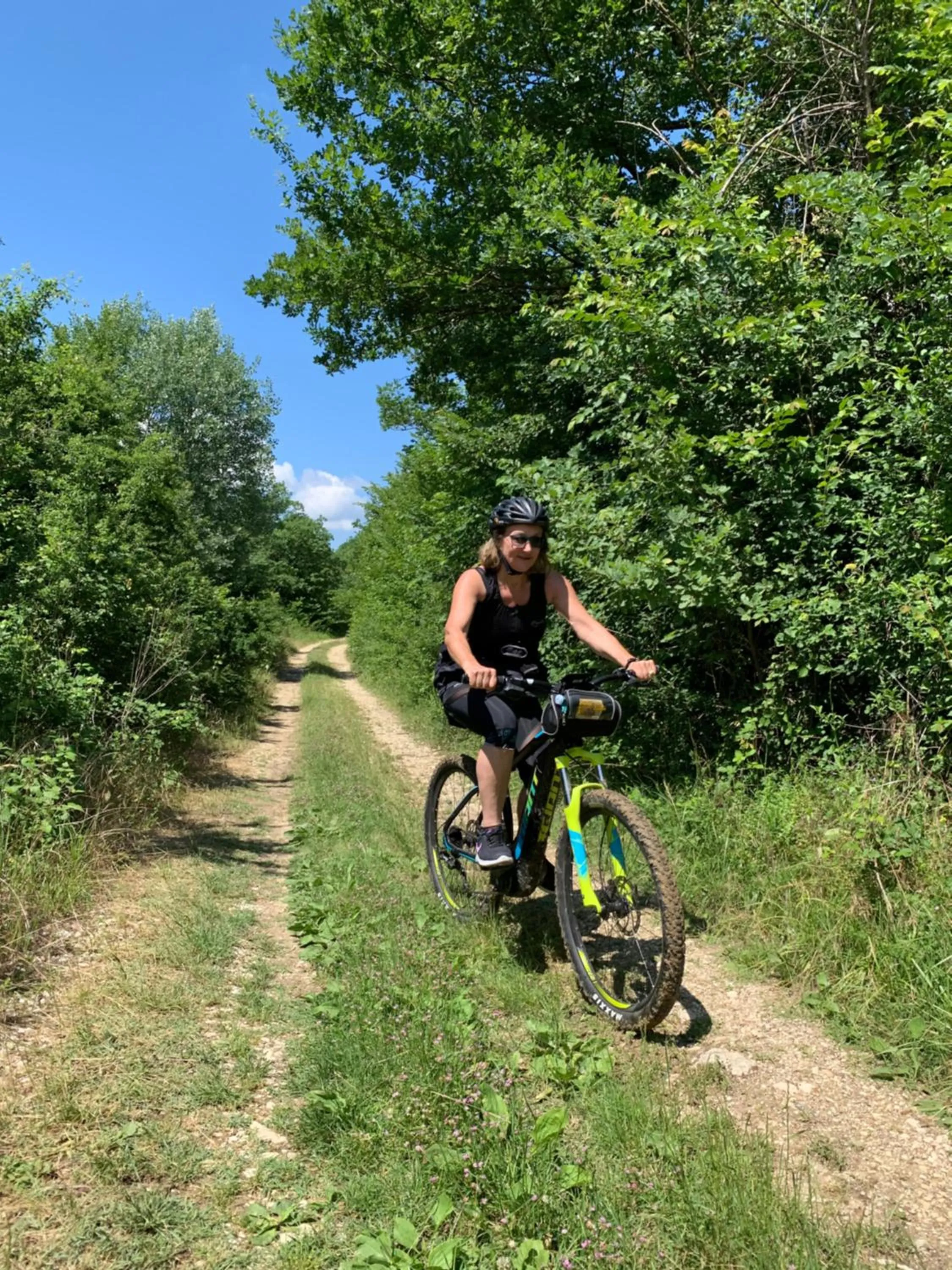 Cycling in Palazzo del Senatore