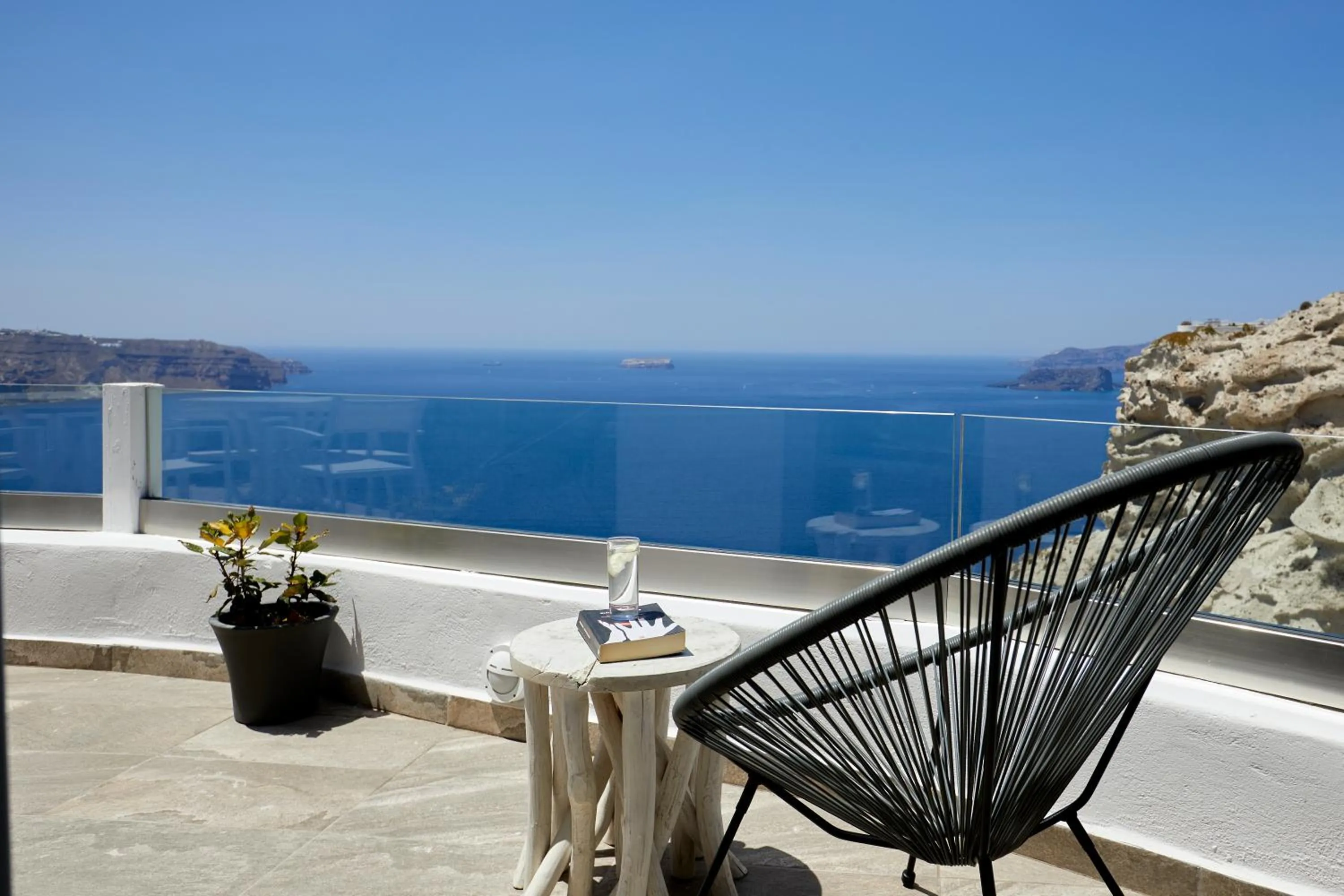 Balcony/Terrace in Thermes Luxury Villas And Spa