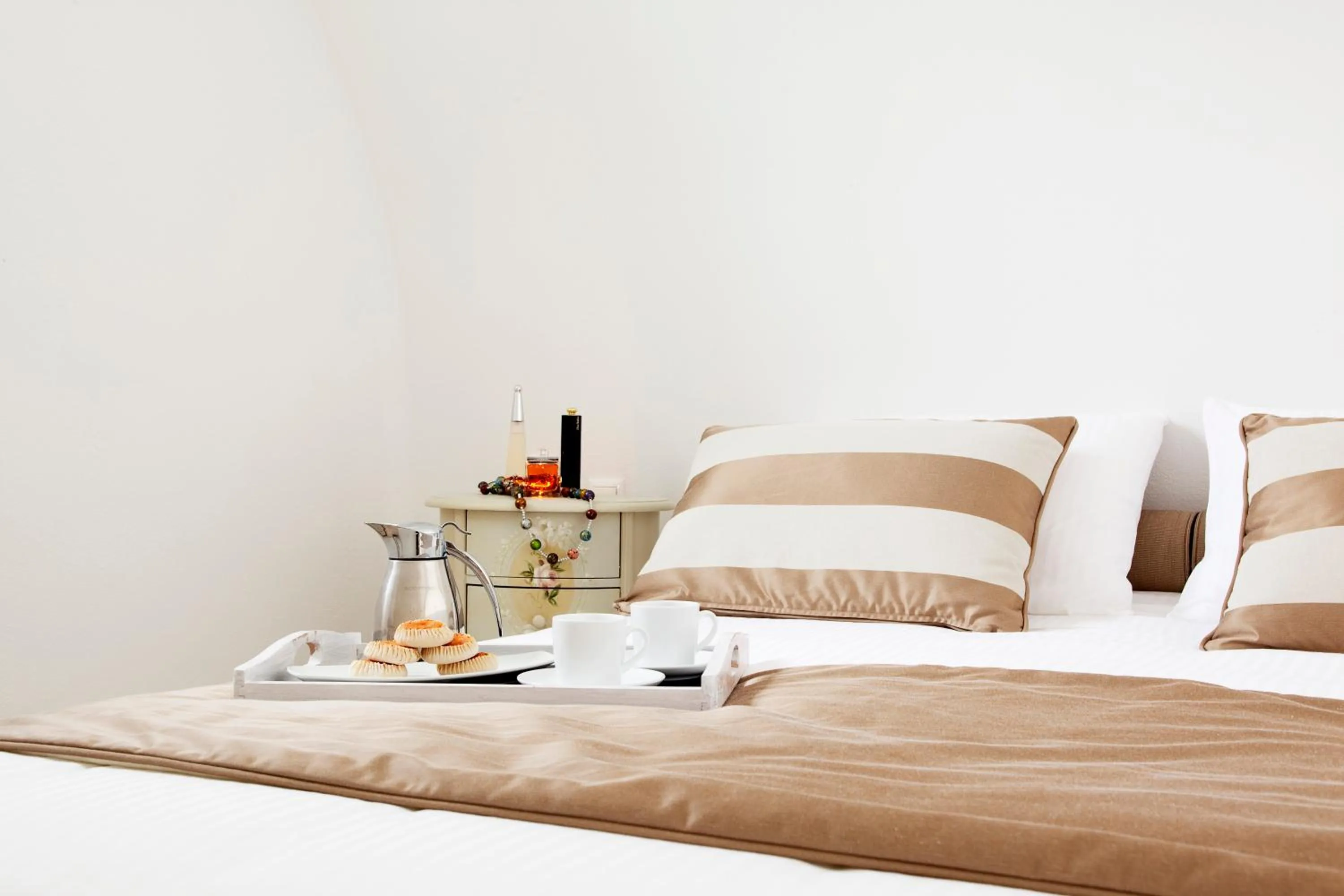 Bed in Thermes Luxury Villas And Spa