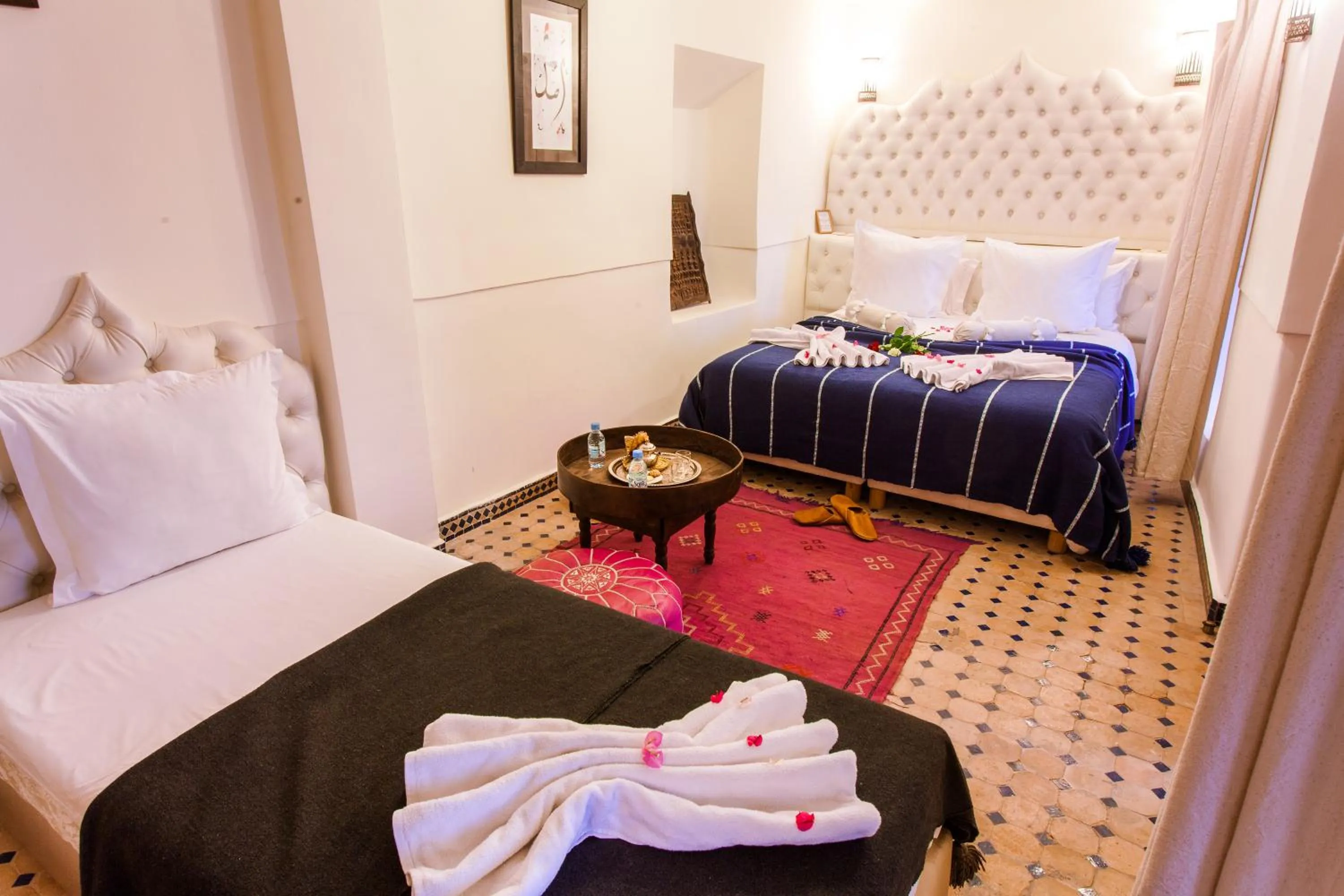 Bedroom, Bed in Riad Chams Marrakech