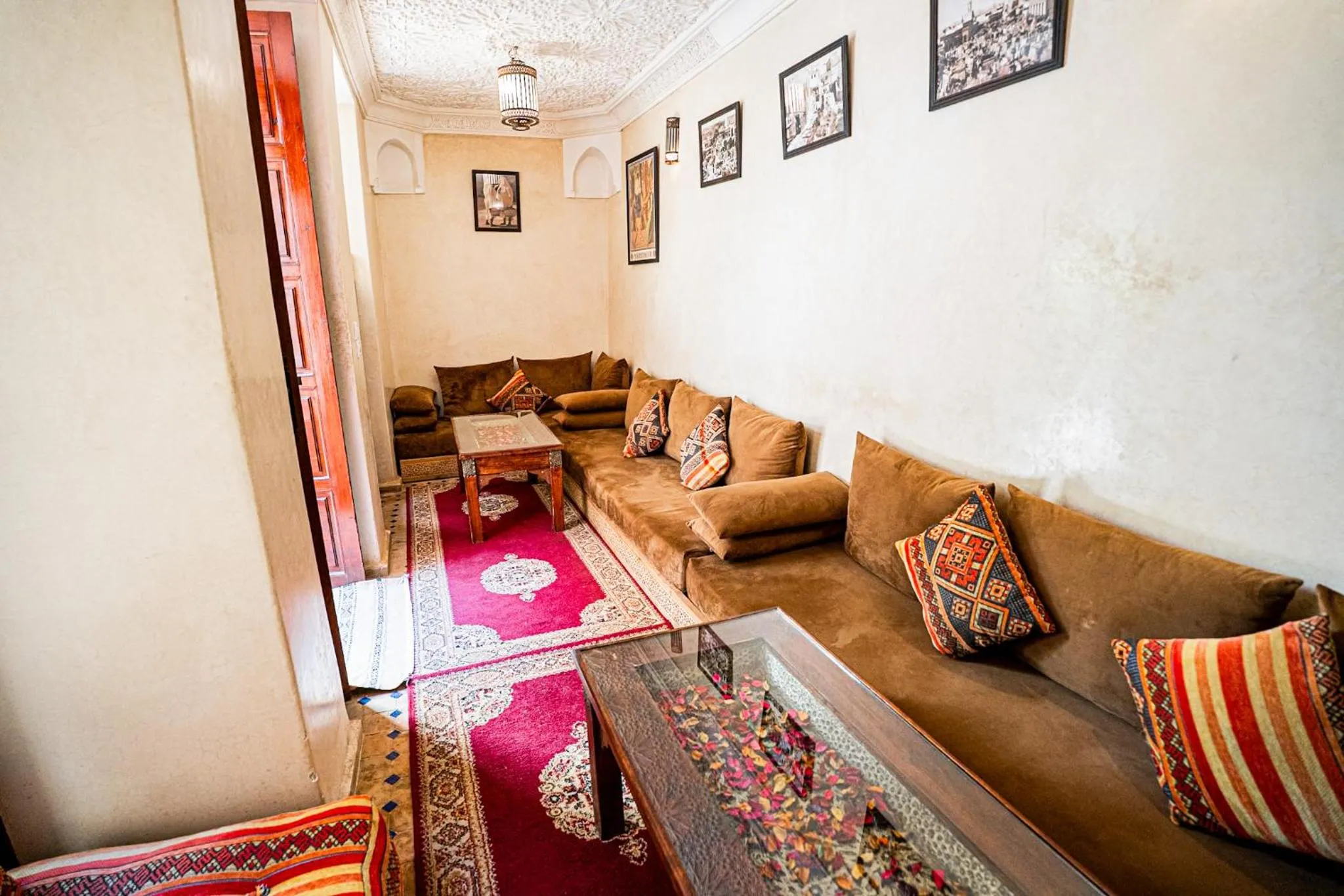 Living room in Riad Chams Marrakech