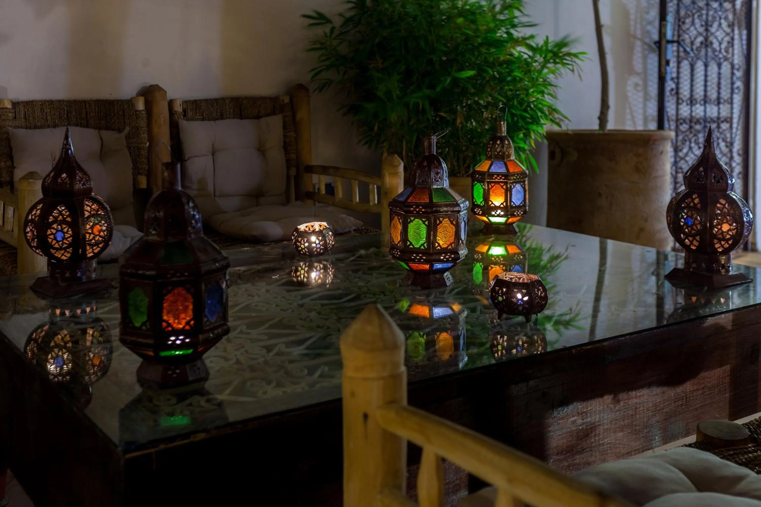 BBQ facilities in Riad Chams Marrakech