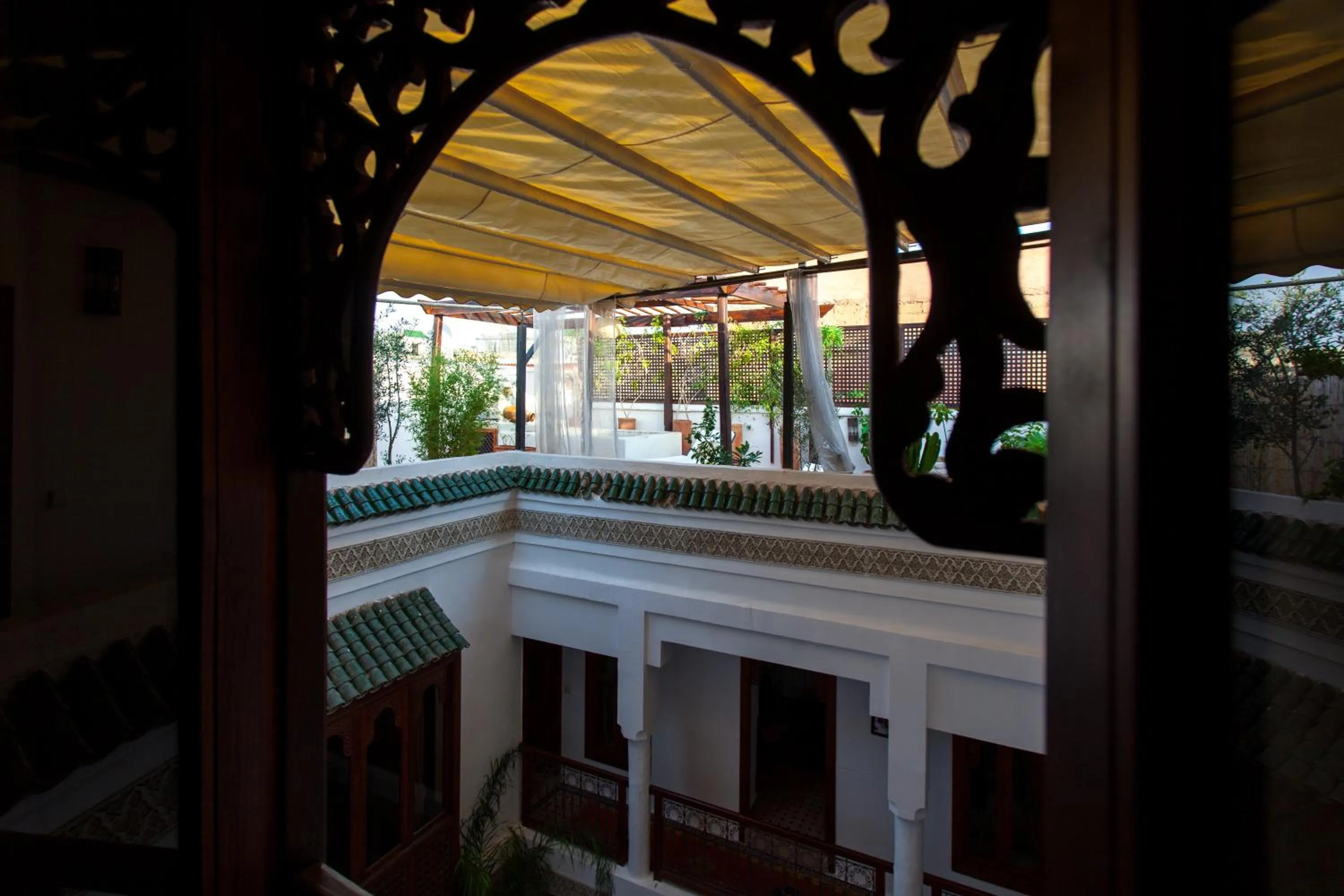Decorative detail in Riad Chams Marrakech