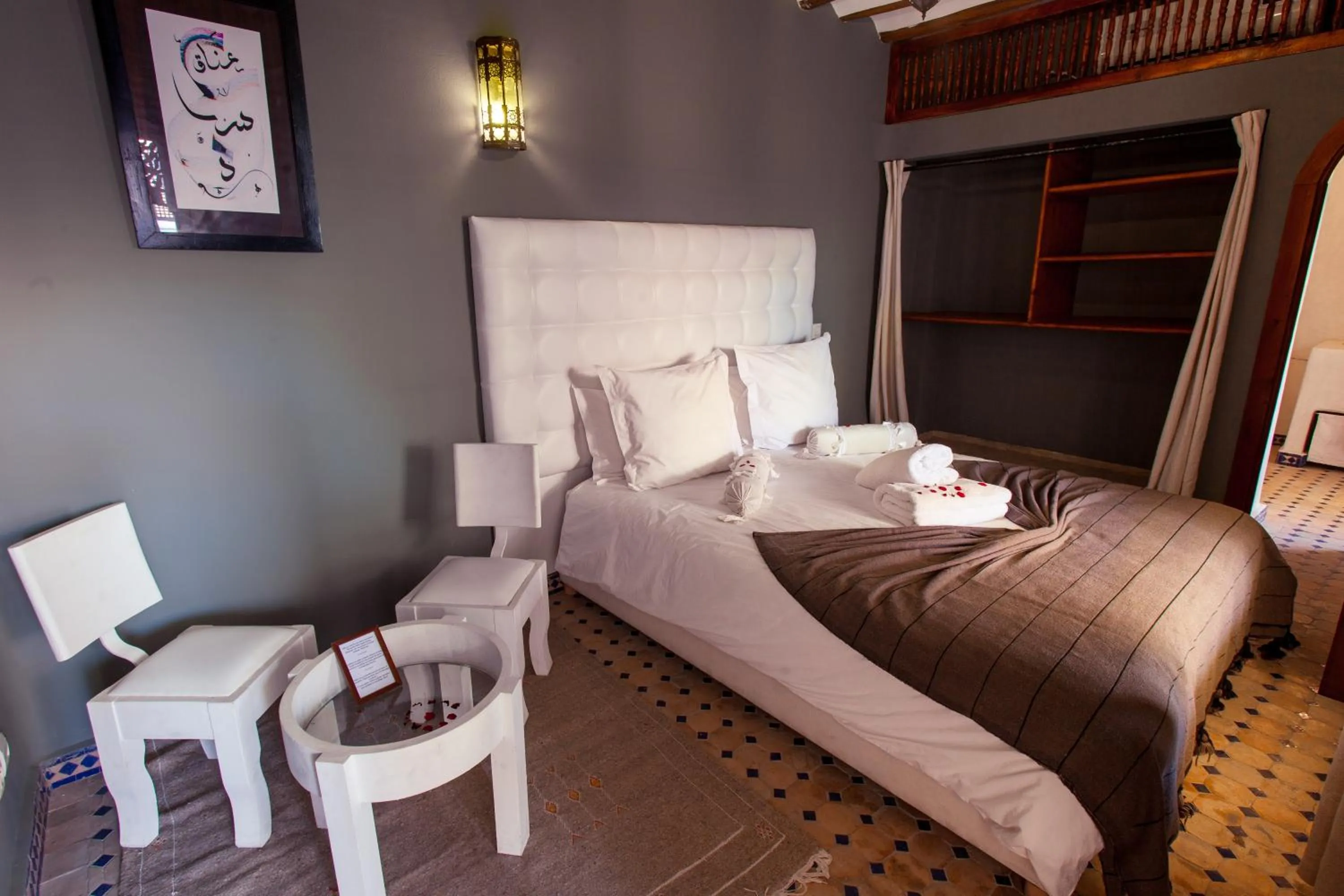 Bedroom, Bed in Riad Chams Marrakech