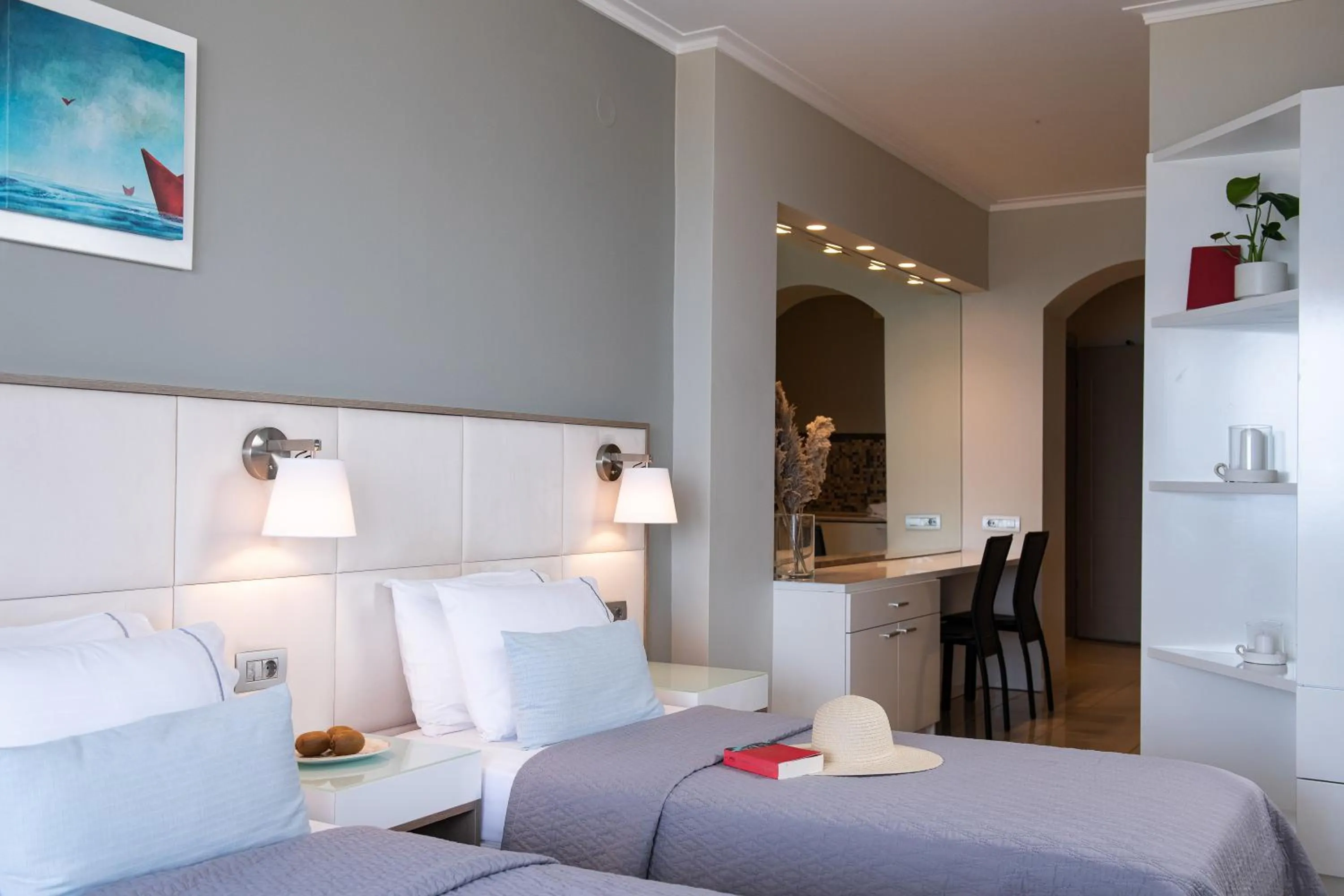 Bed in Olympic Star Beach Hotel