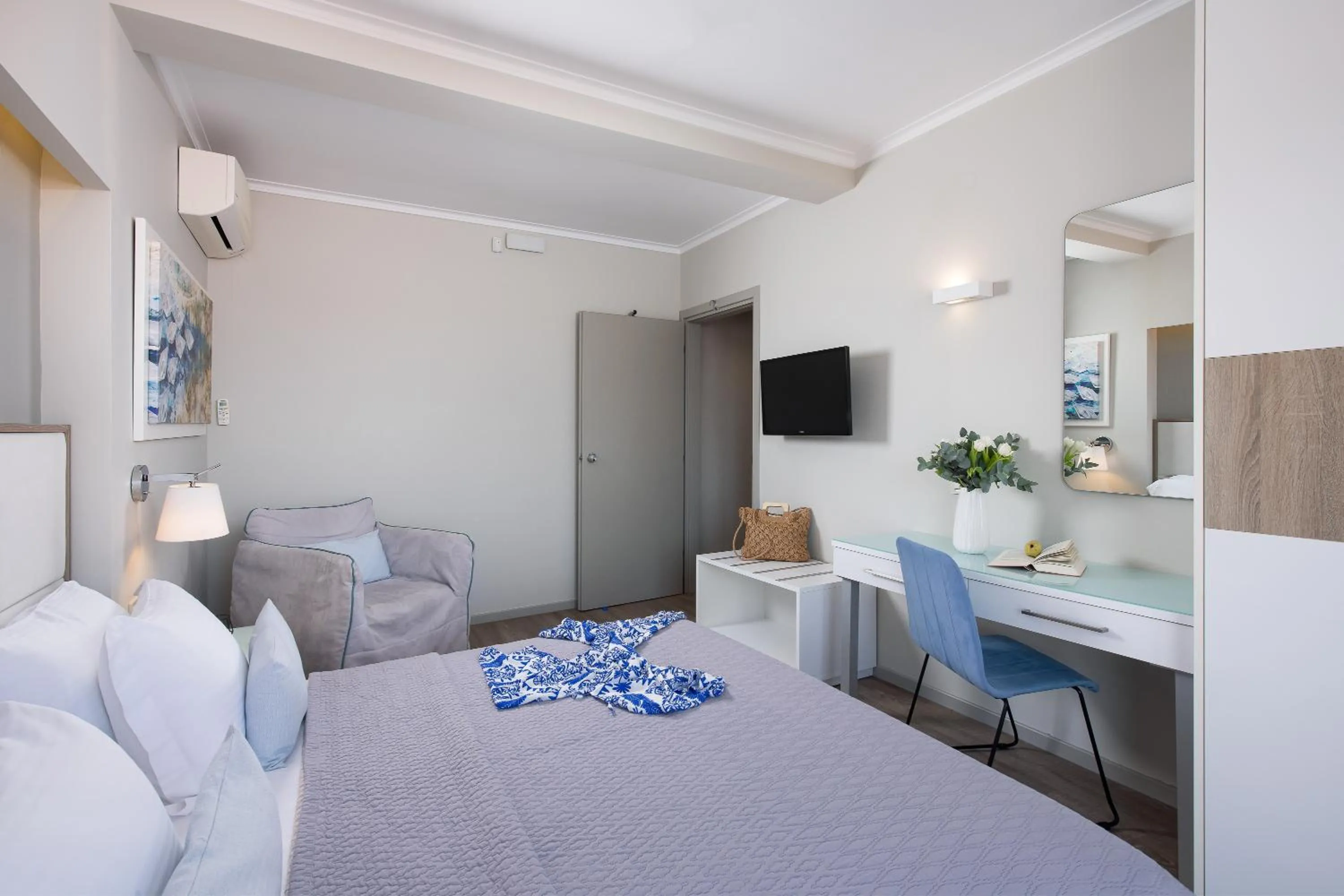 Bed in Olympic Star Beach Hotel