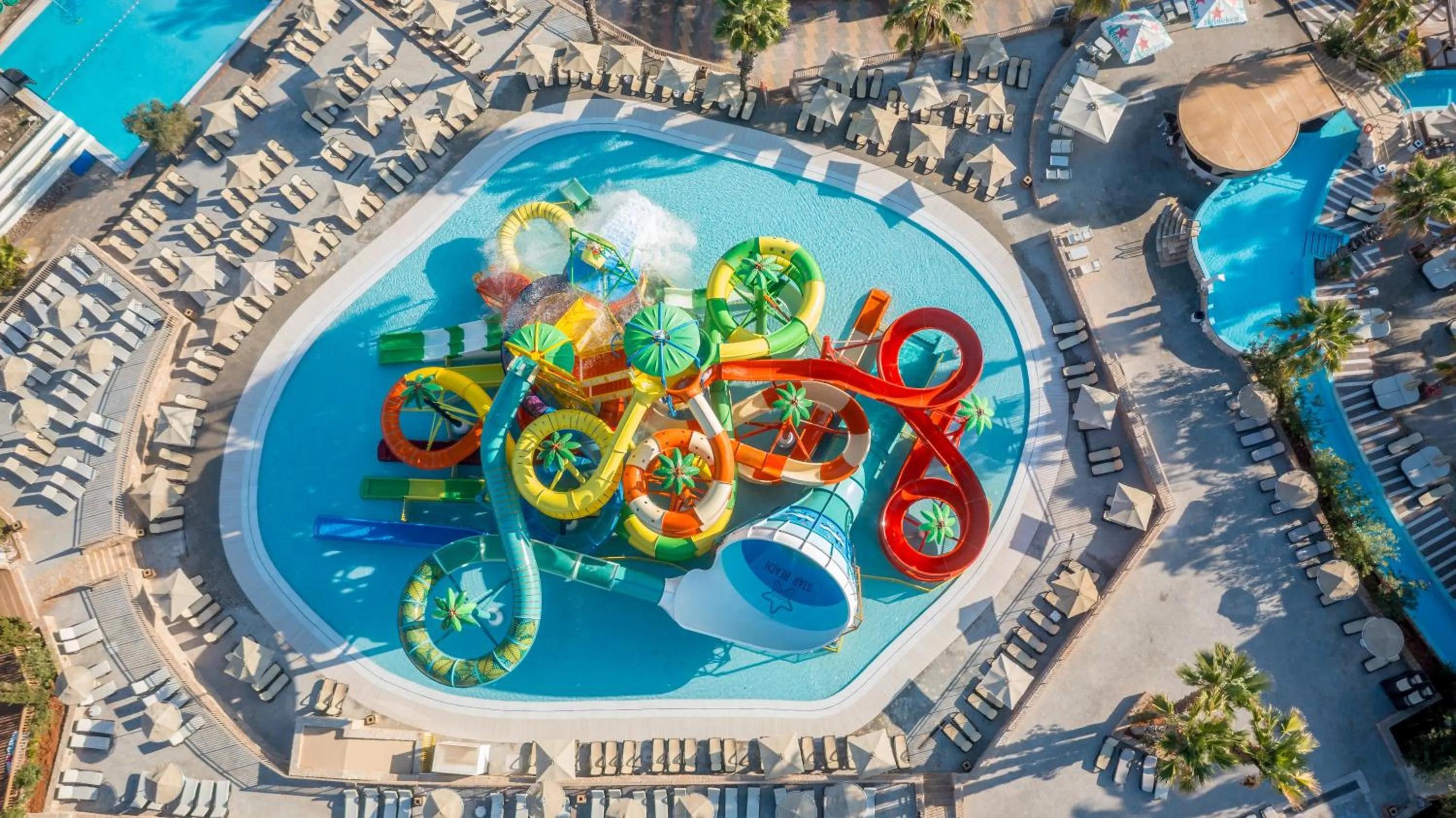 Aqua park in Star Beach Village & Water Park