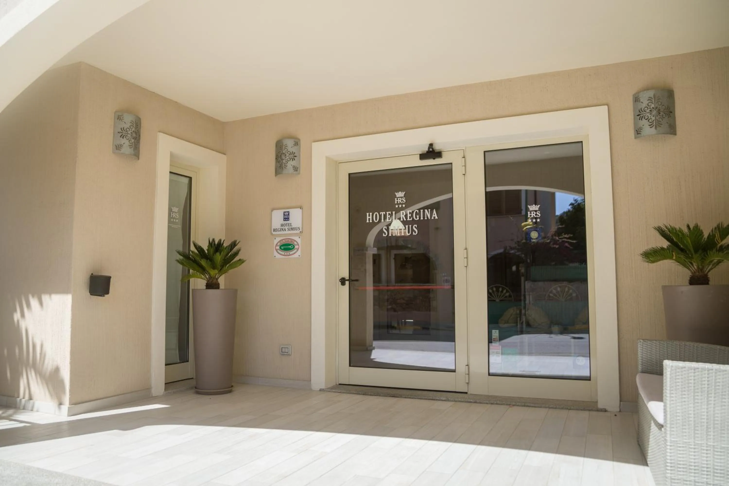 Bed in Hotel Regina Simius