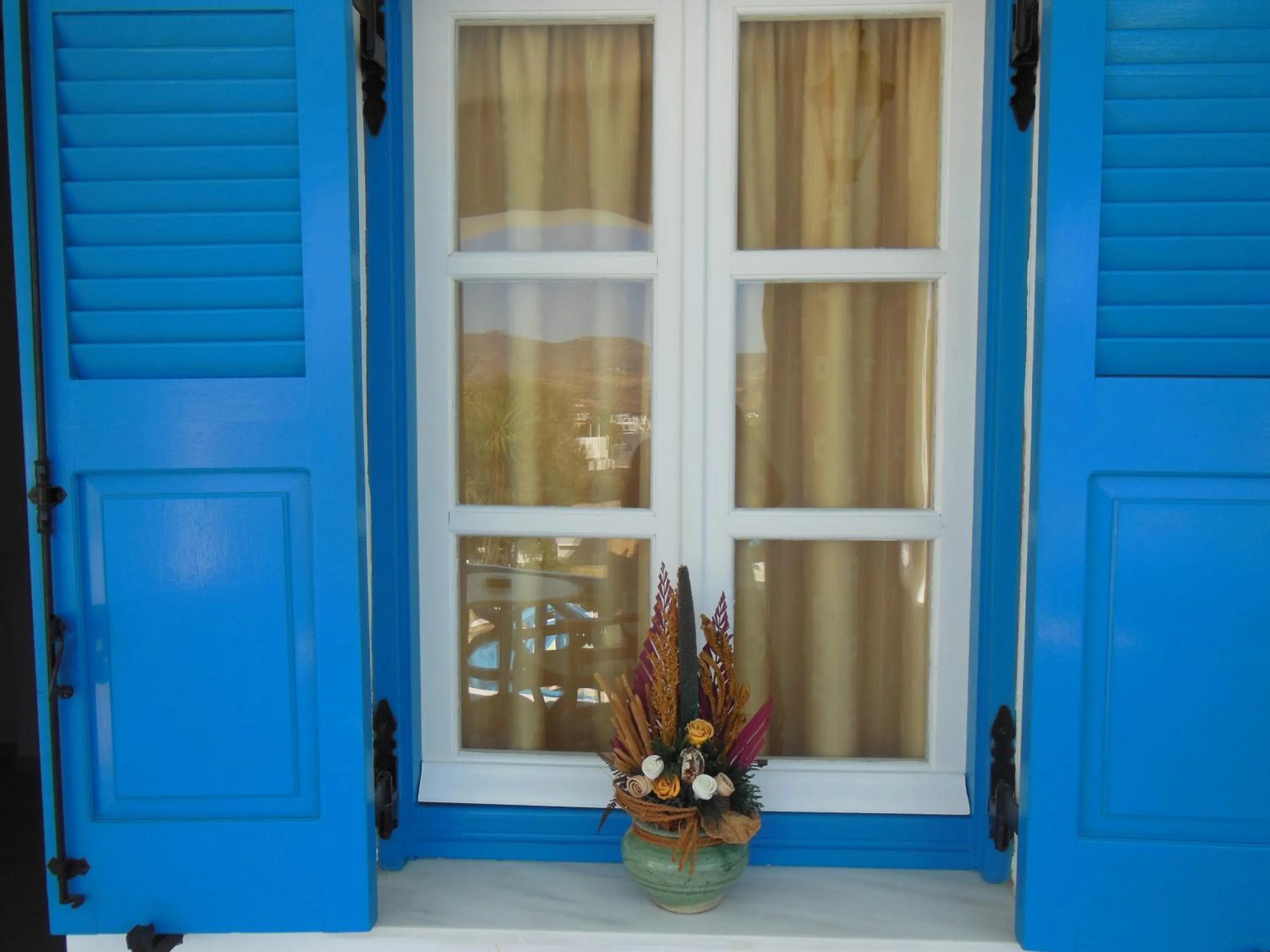 Decorative detail in Poseidon Hotel