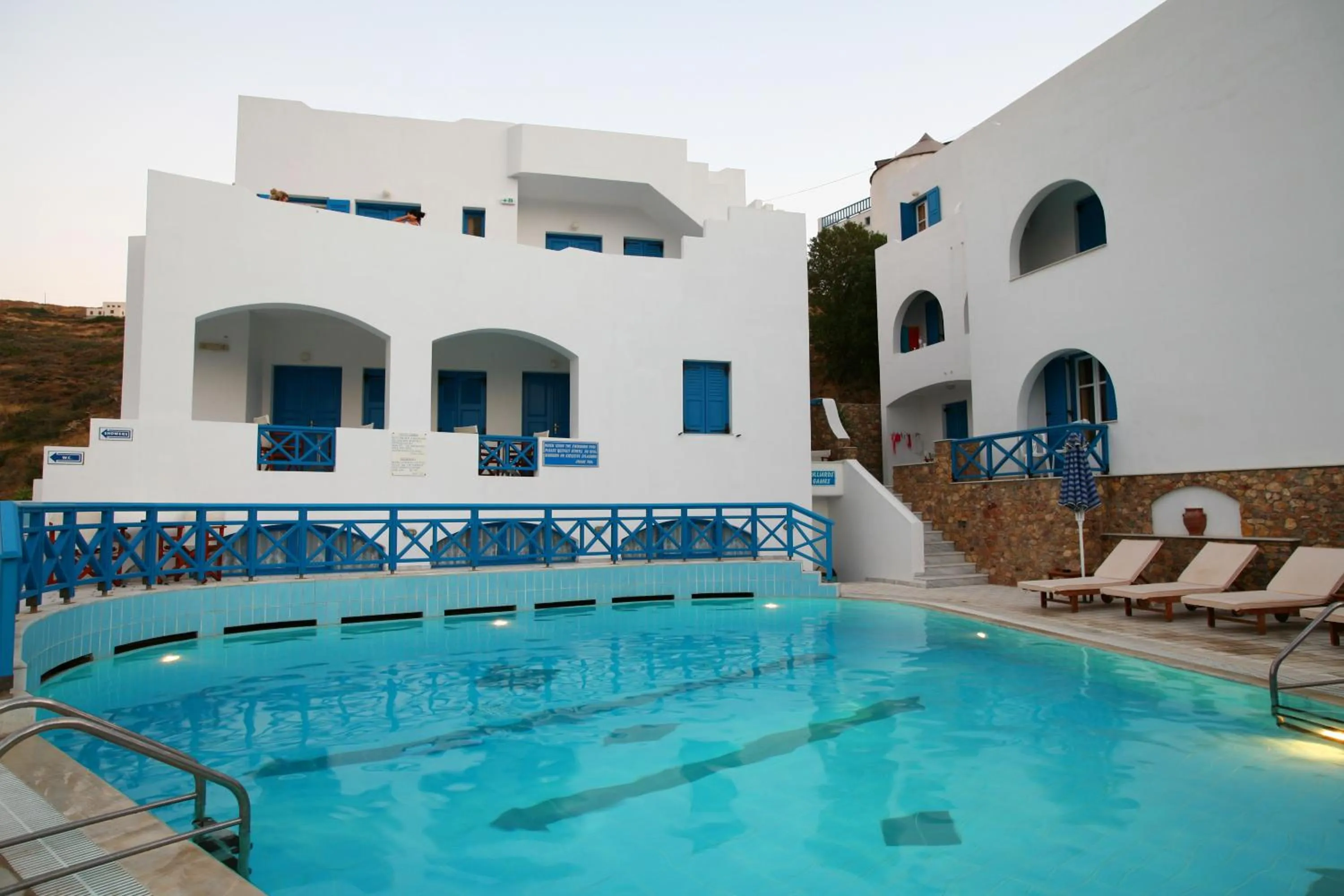 Balcony/Terrace in Poseidon Hotel
