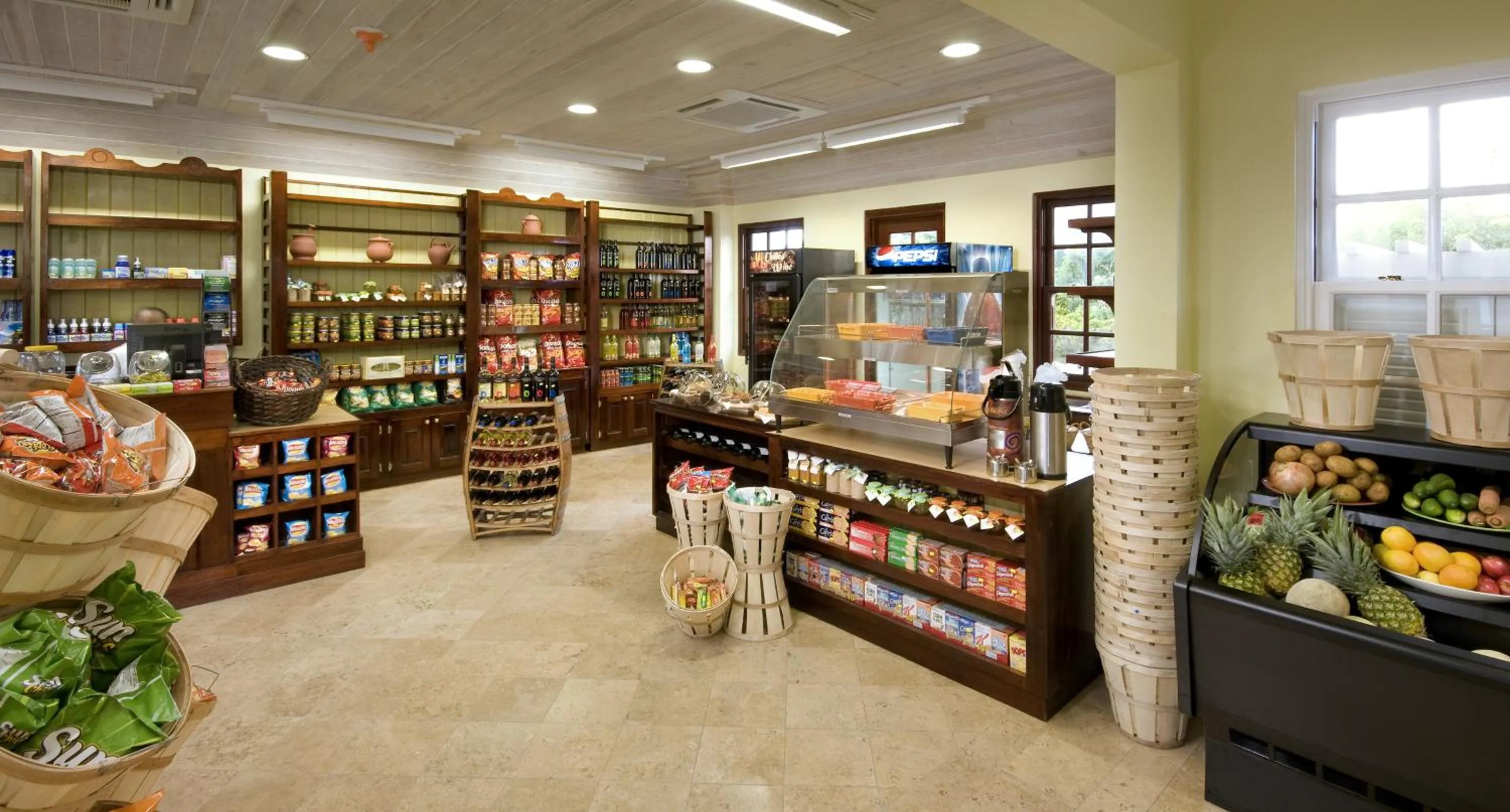 On-site shops in The Crane Resort