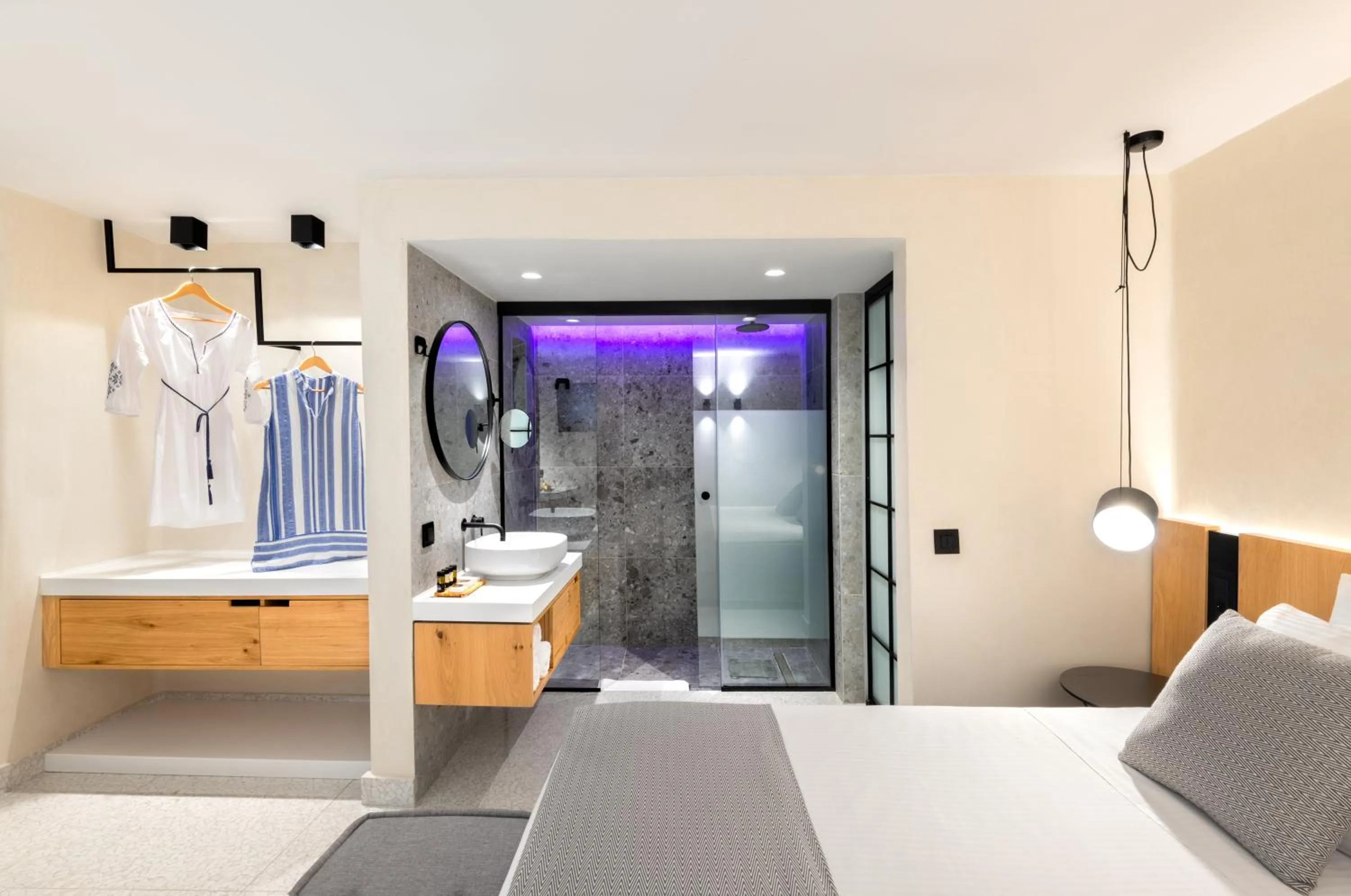 Bedroom, Bed in Ikaros Beach, Luxury Resort & Spa - Adults Only