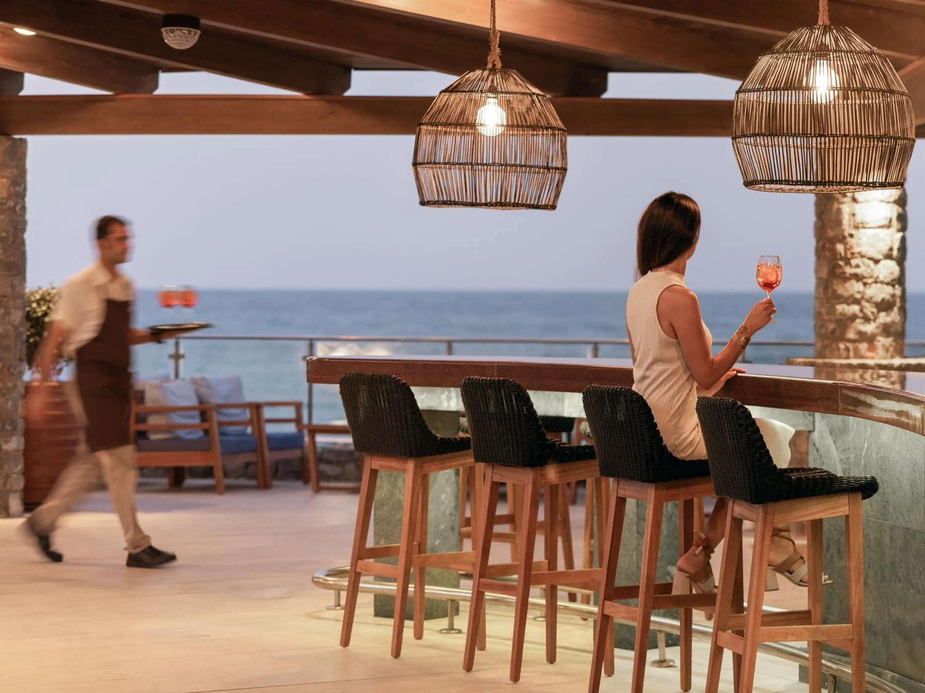 Lounge or bar in Ikaros Beach, Luxury Resort & Spa - Adults Only