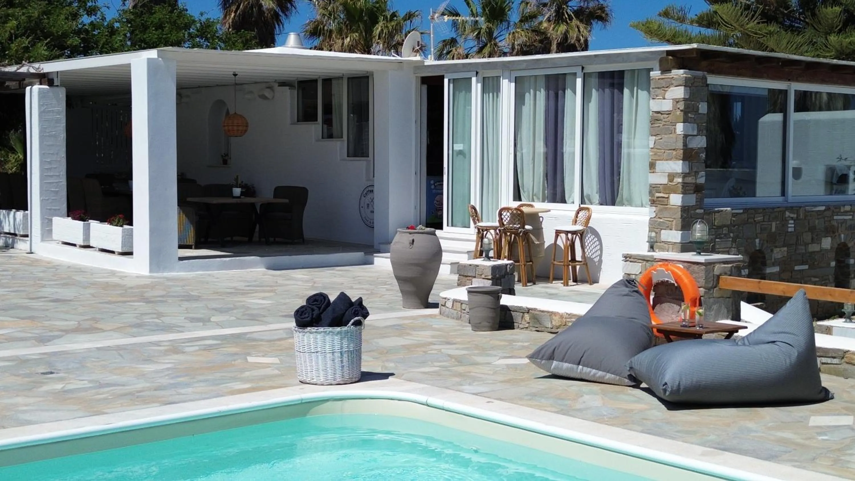 Seating area in Fragoulis Village