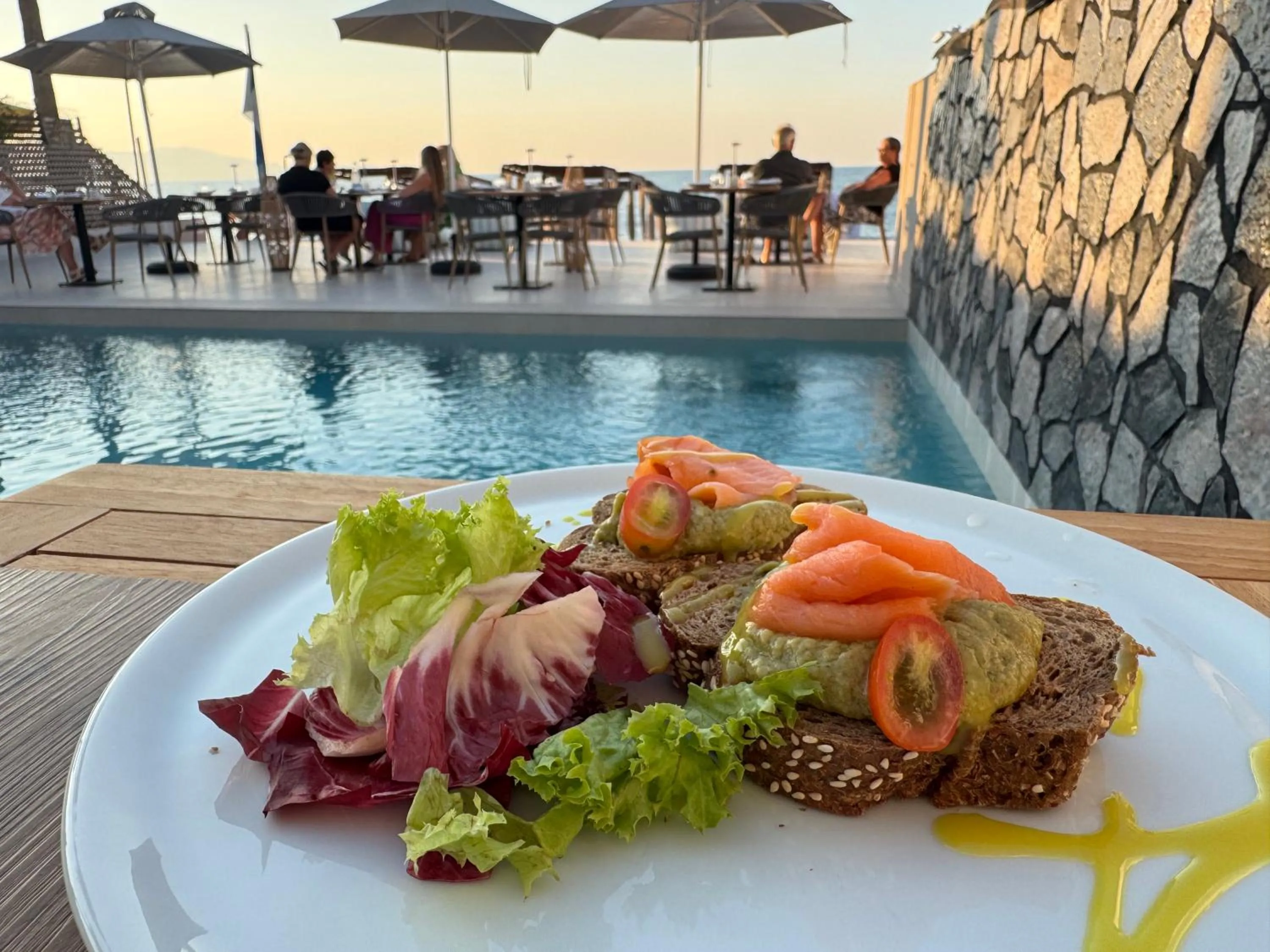 Restaurant/places to eat in Τhe Noverian Antama Organic Beach Resort Chania