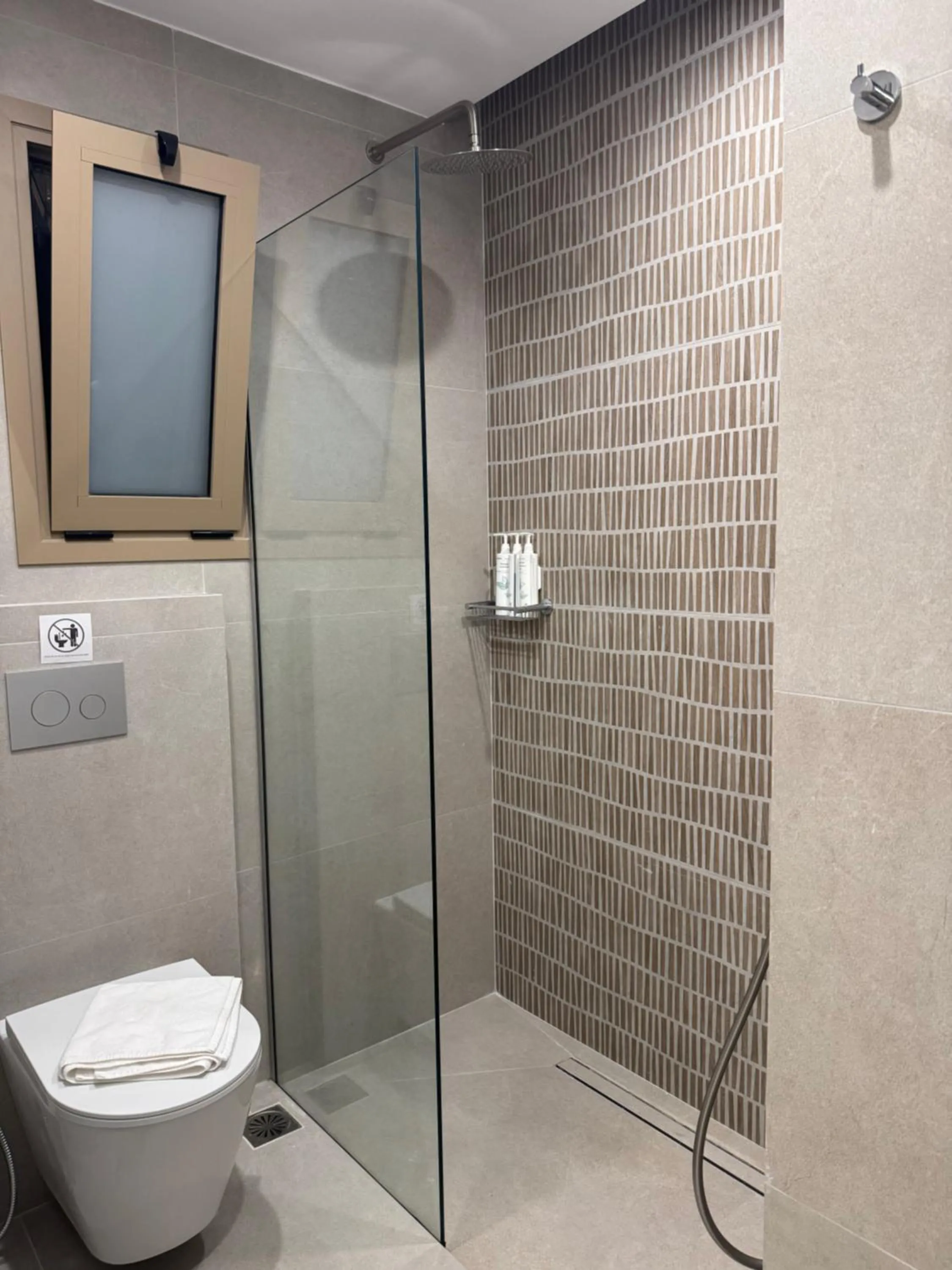 Bathroom in Τhe Noverian Antama Organic Beach Resort Chania