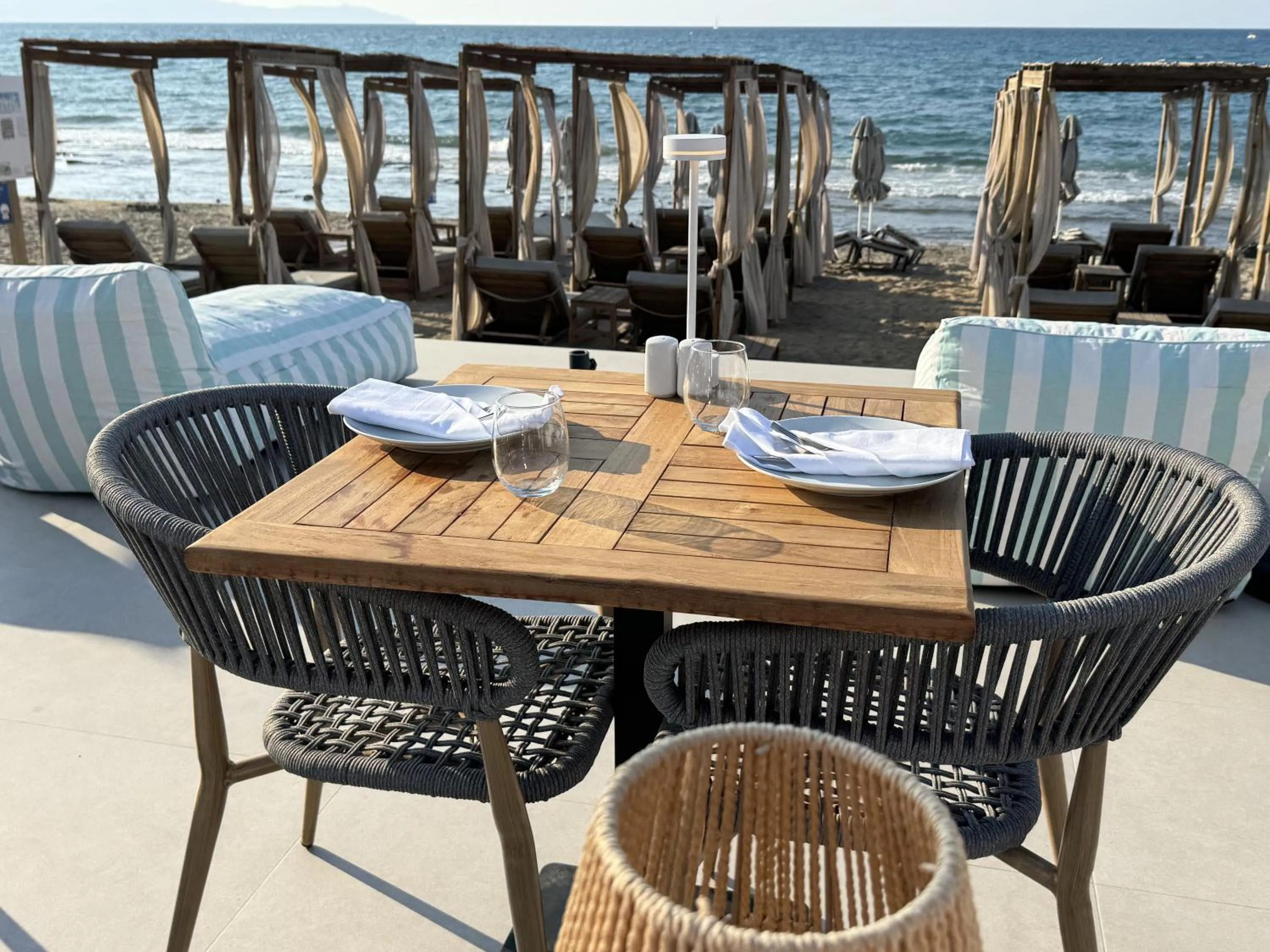 Restaurant/places to eat in Τhe Noverian Antama Organic Beach Resort Chania