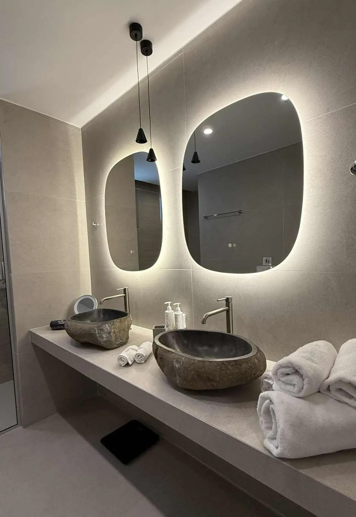 Bathroom in Τhe Noverian Antama Organic Beach Resort Chania