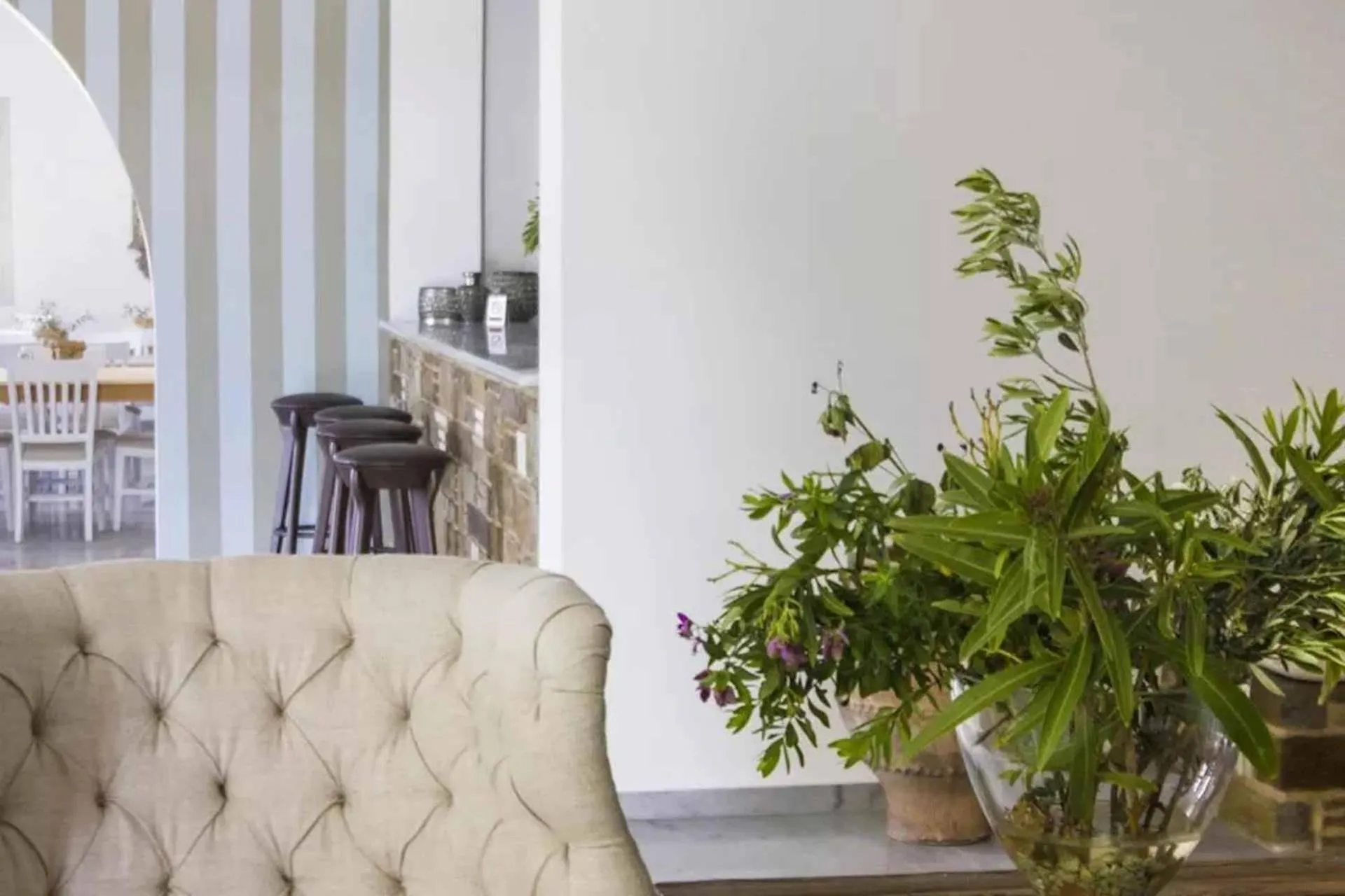 Living room in Parosland Hotel