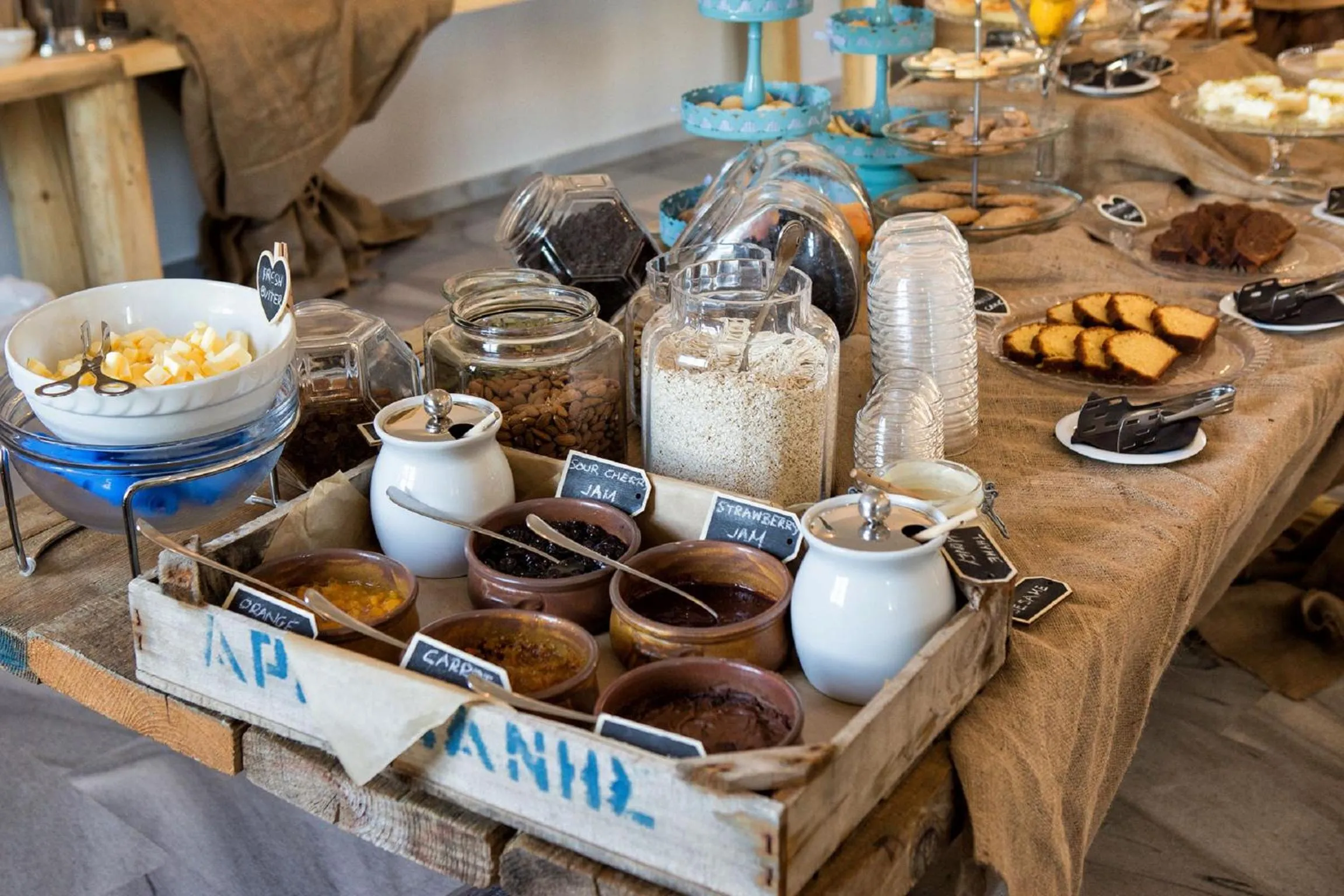 Buffet breakfast in Parosland Hotel