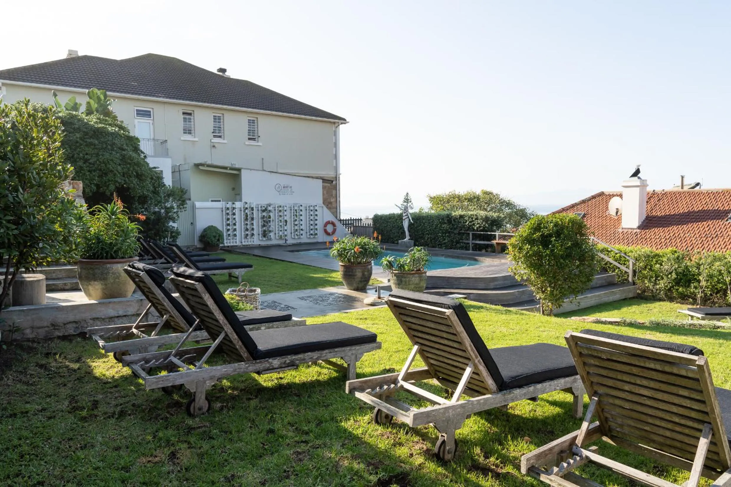 Garden view in Chartfield Guesthouse