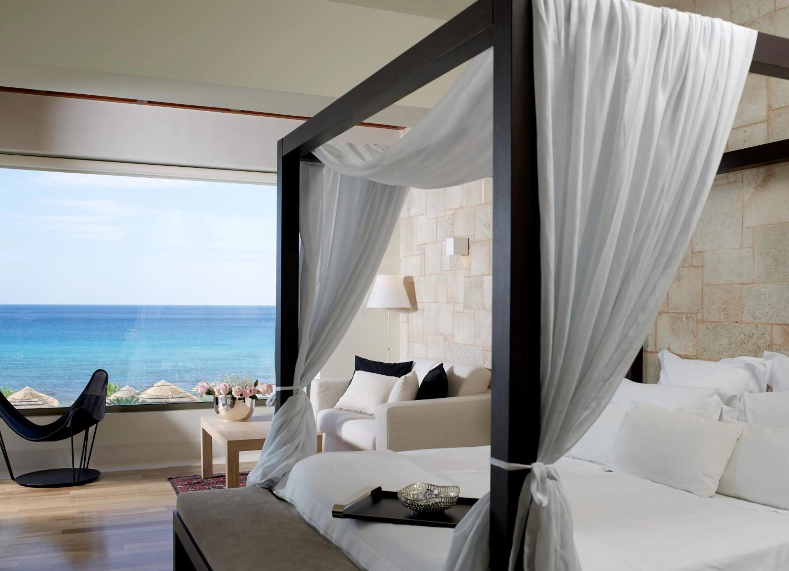 Bed in Aquagrand Artistic Luxury Beach Resort - Adults Only