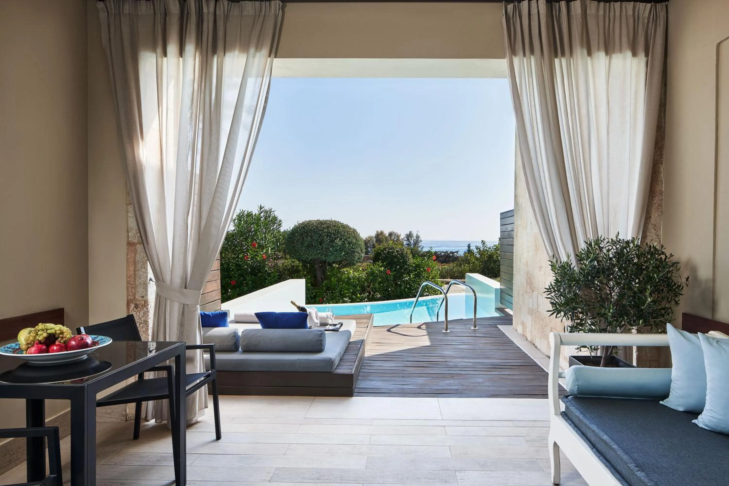 Balcony/Terrace in Aquagrand Artistic Luxury Beach Resort - Adults Only