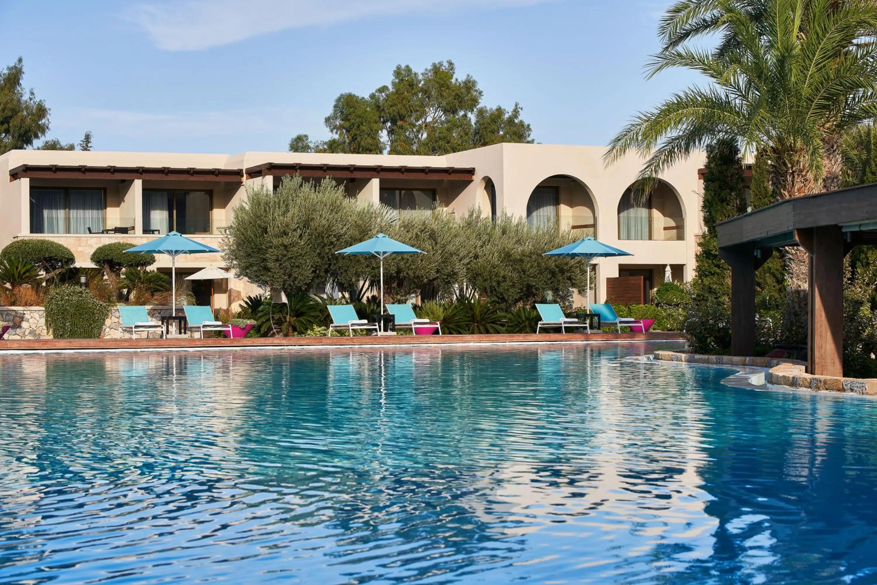 Swimming pool in Aquagrand Artistic Luxury Beach Resort - Adults Only