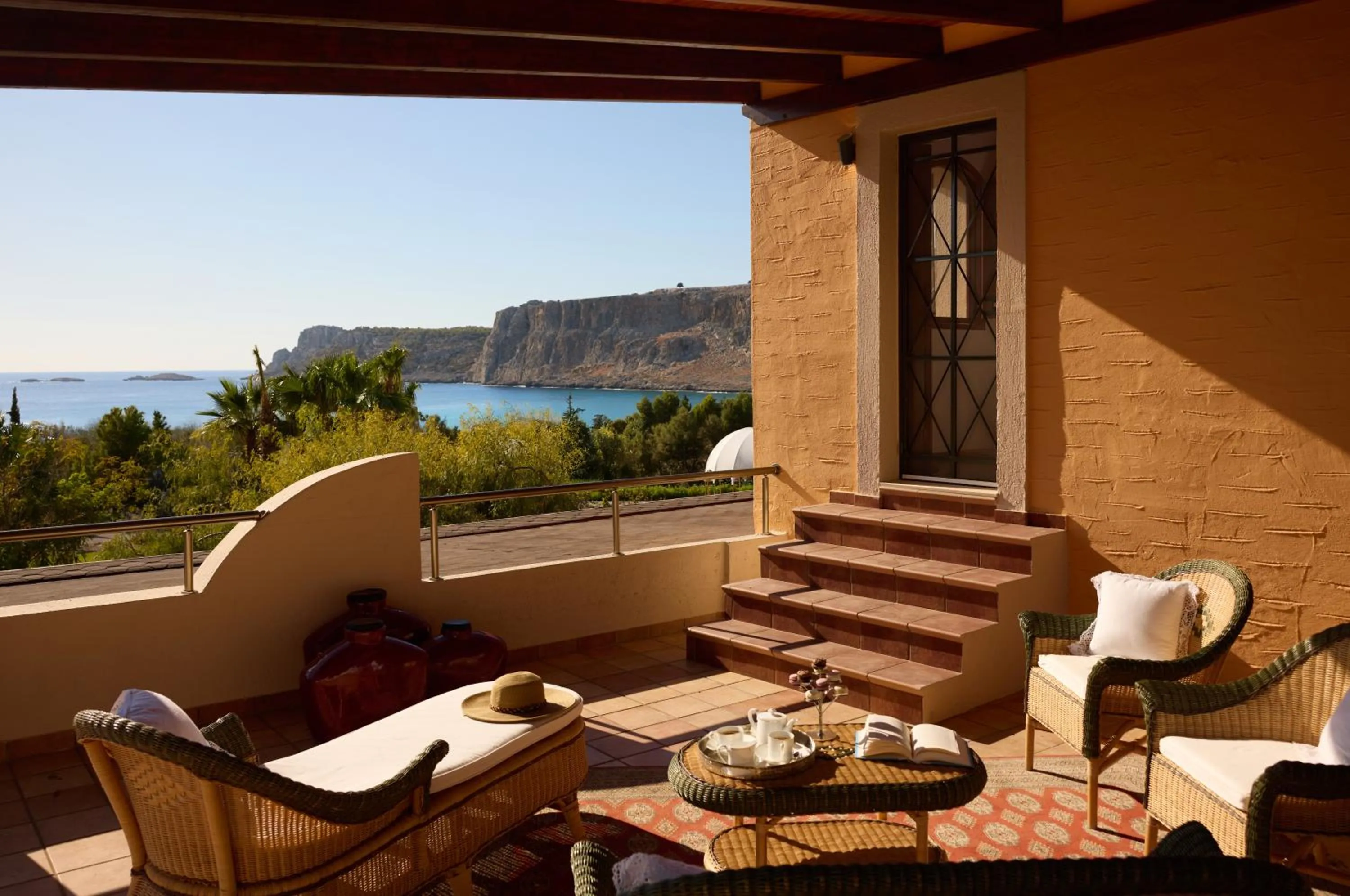 Balcony/Terrace in Aquagrand Artistic Luxury Beach Resort - Adults Only