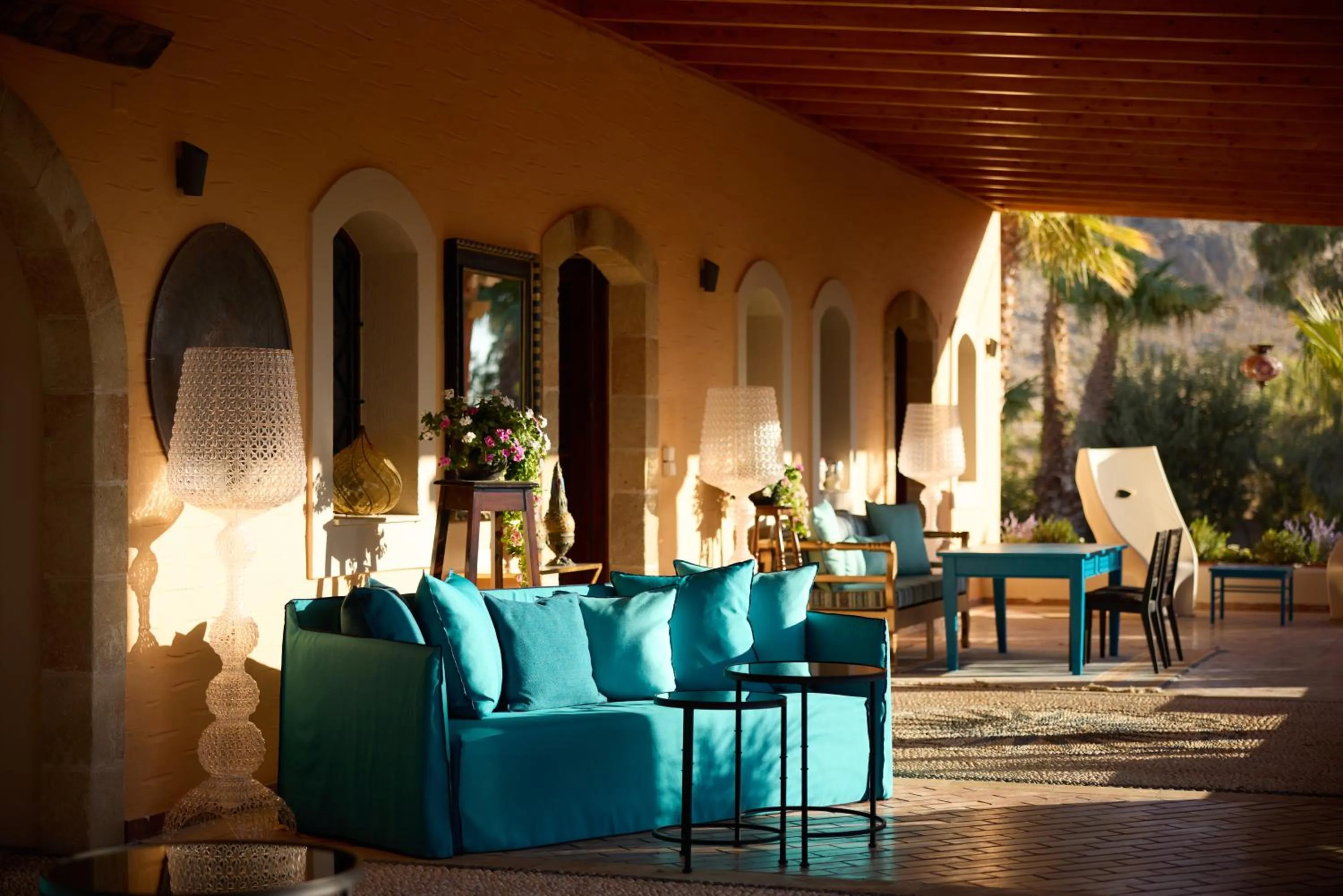 Patio in Aquagrand Artistic Luxury Beach Resort - Adults Only