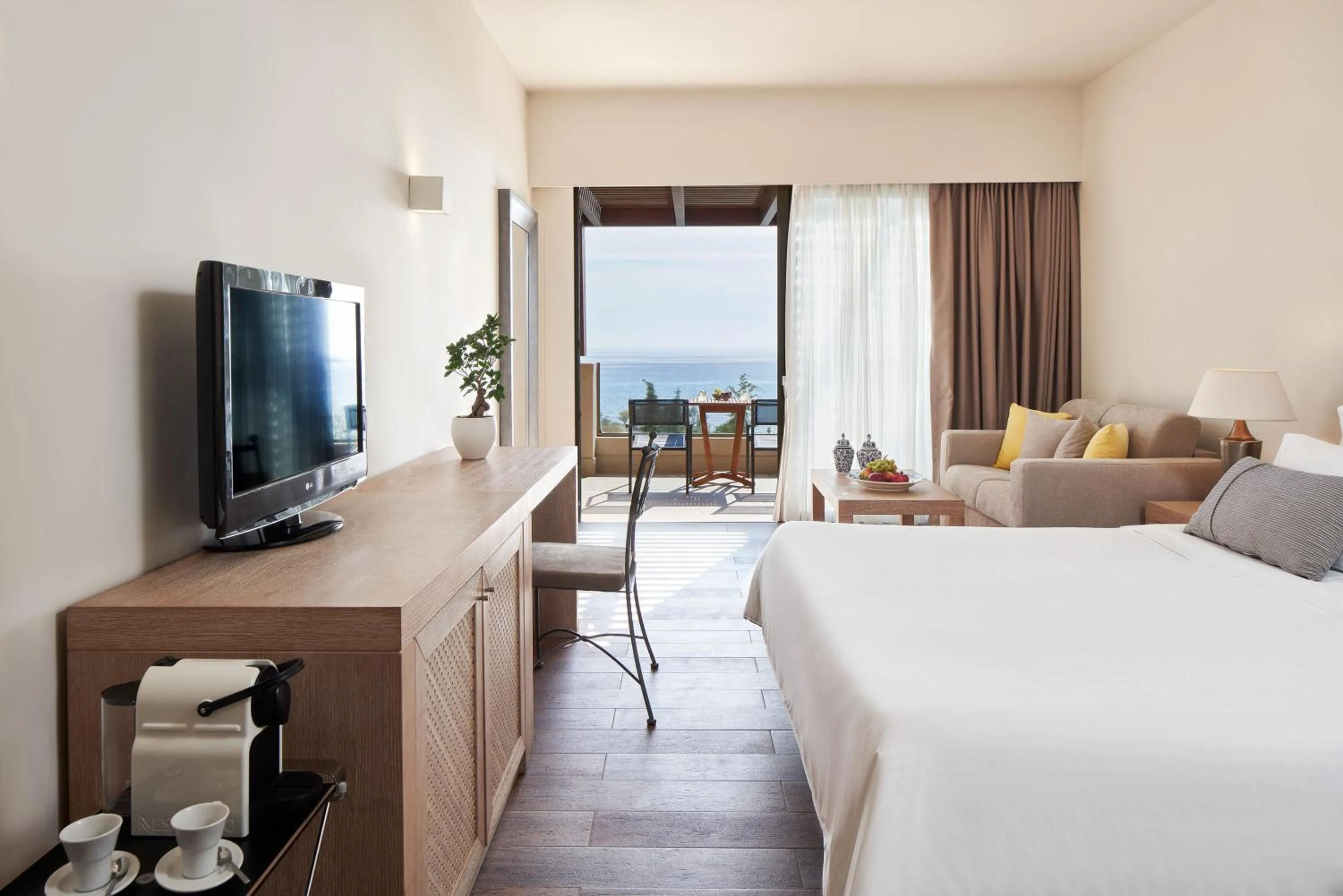 Bedroom, Bed in Aquagrand Artistic Luxury Beach Resort - Adults Only