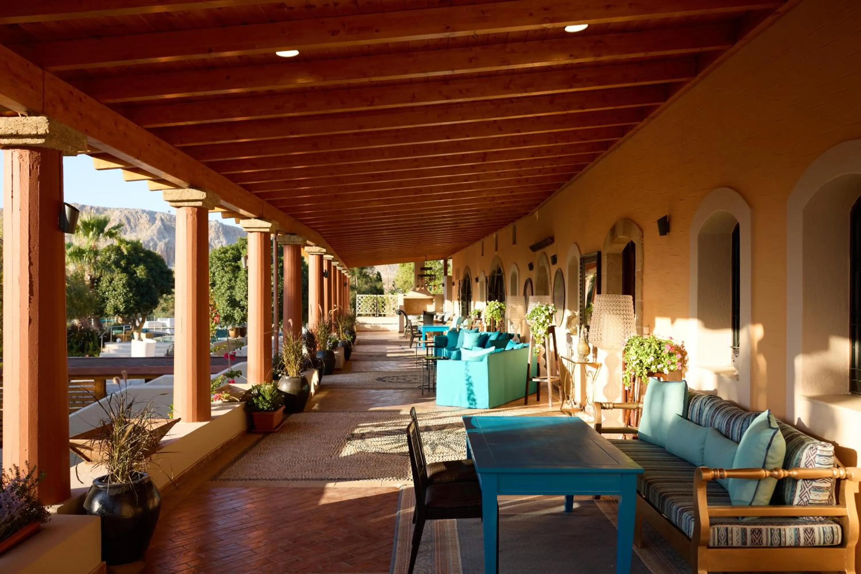 Patio in Aquagrand Artistic Luxury Beach Resort - Adults Only