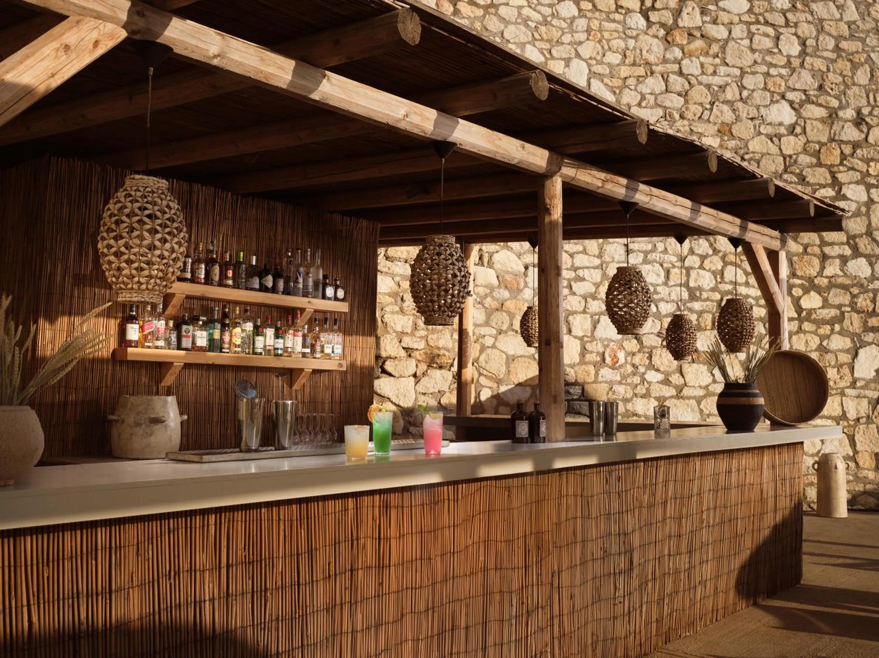 Lounge or bar in The Royal Blue a Luxury Beach Resort