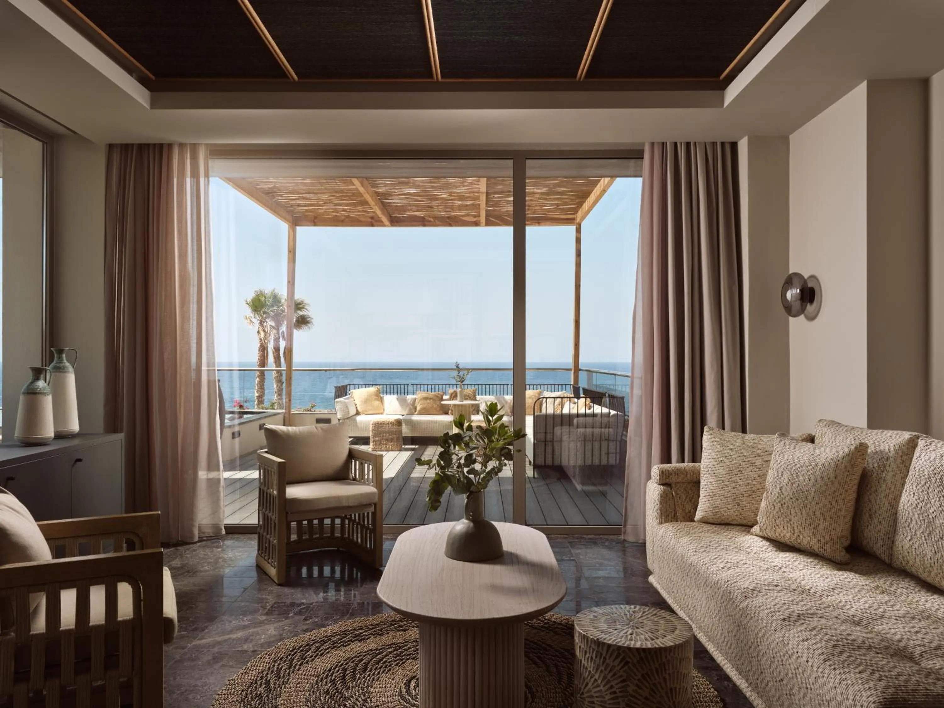 Balcony/Terrace in The Royal Blue a Luxury Beach Resort