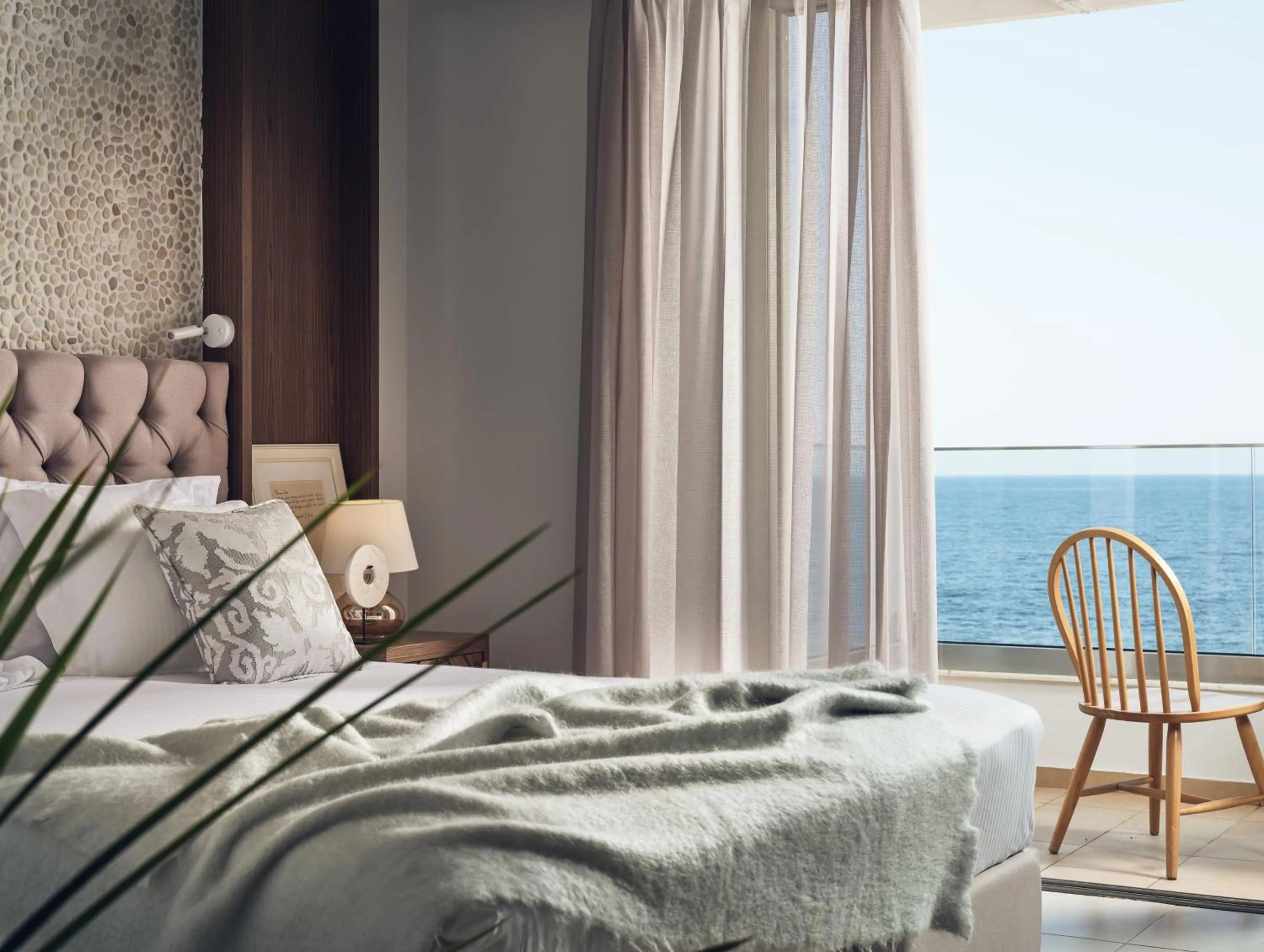 Bedroom, Bed in The Royal Blue a Luxury Beach Resort