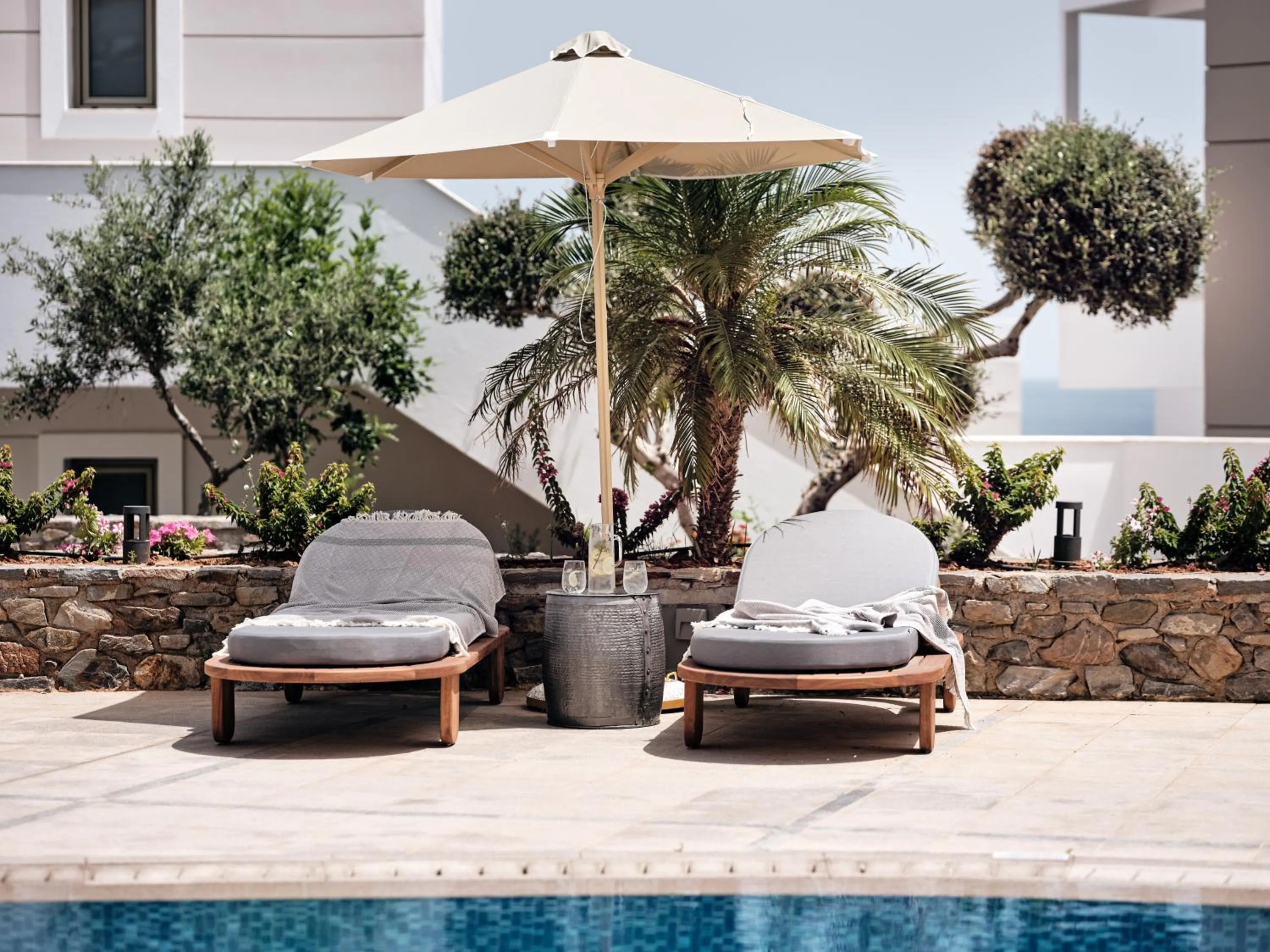 Swimming pool in The Royal Blue a Luxury Beach Resort