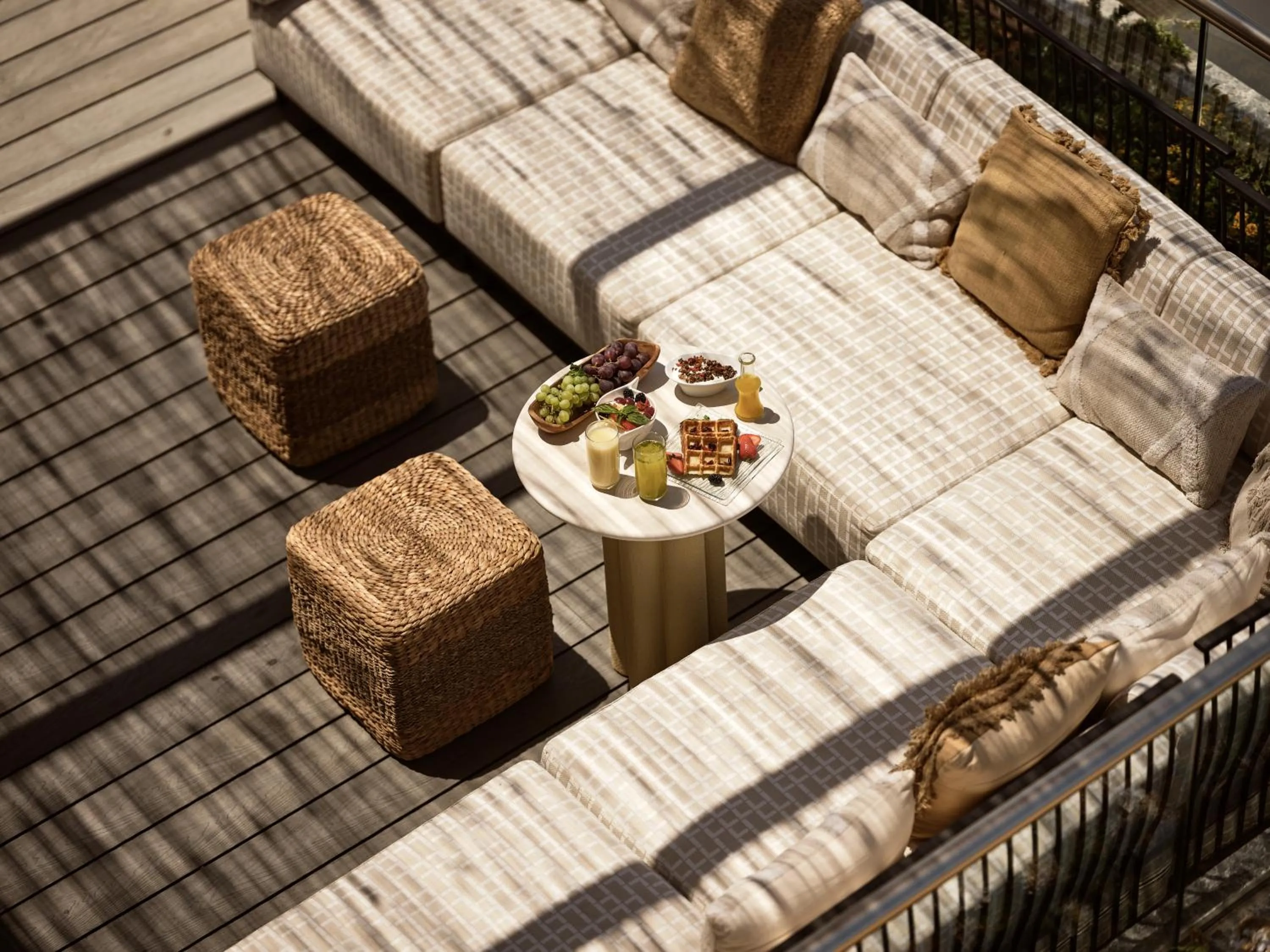 Food and drinks in The Royal Blue a Luxury Beach Resort