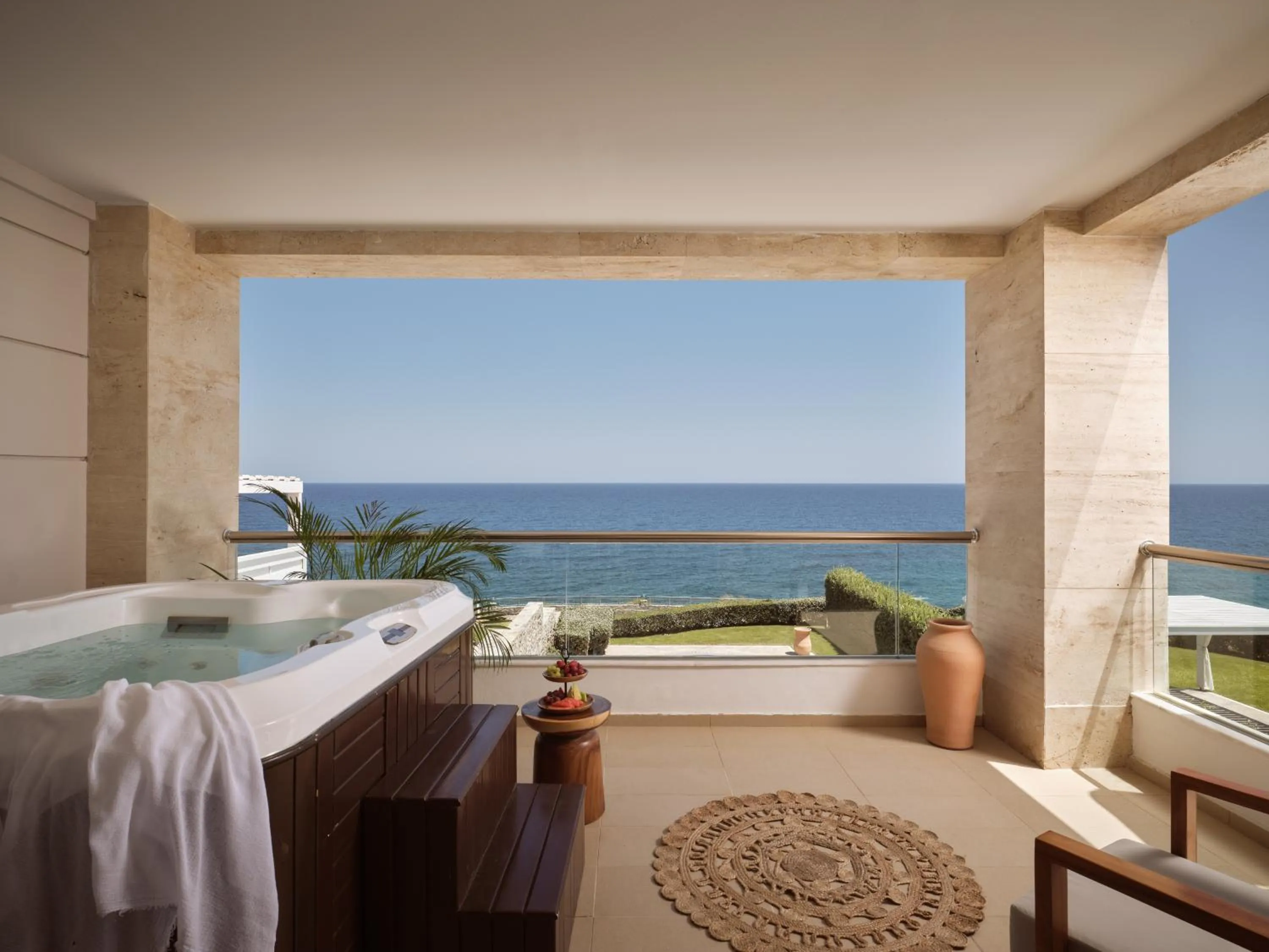 Hot Tub in The Royal Blue a Luxury Beach Resort