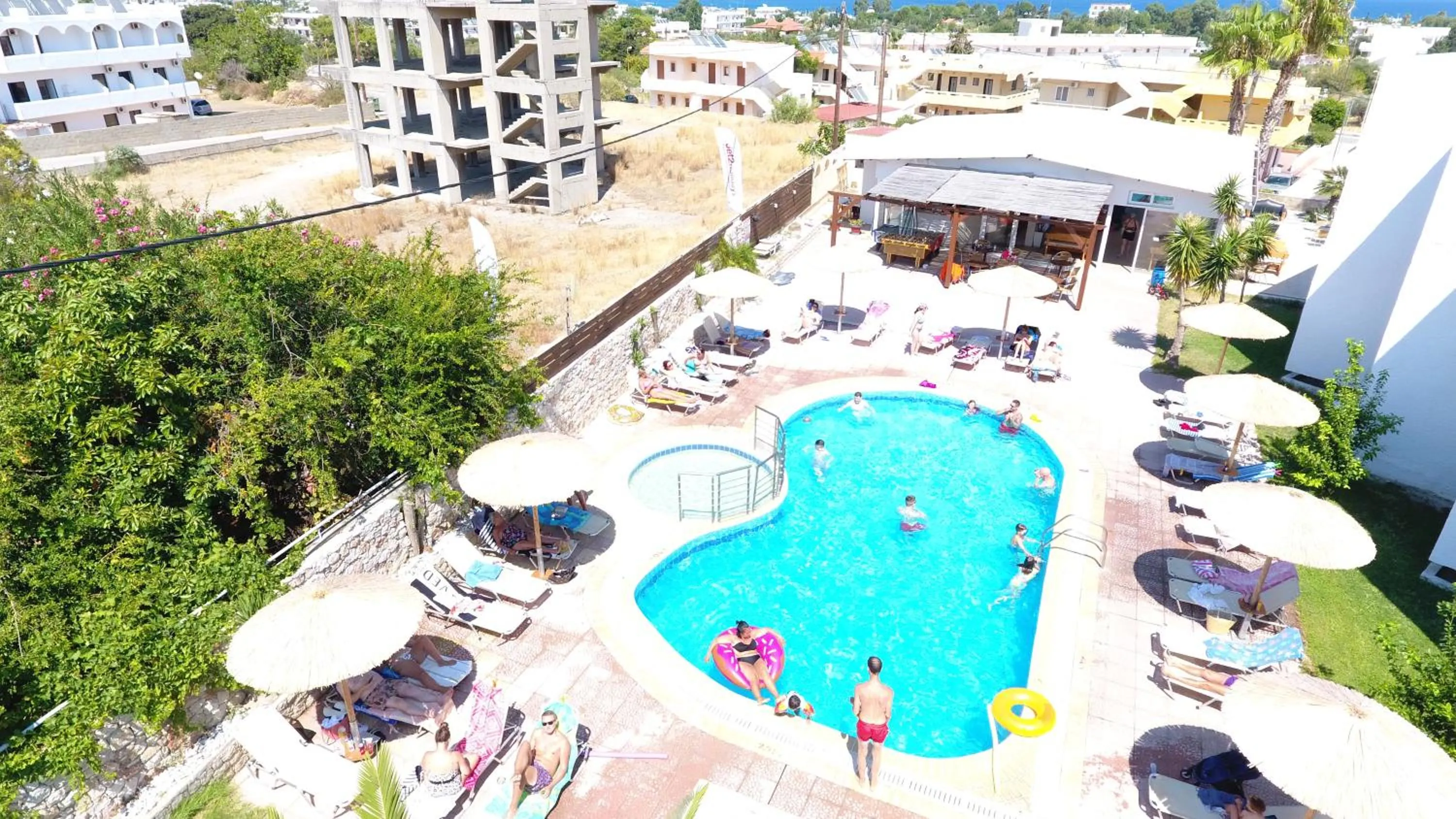 Bird's eye view in Sevastos Studios