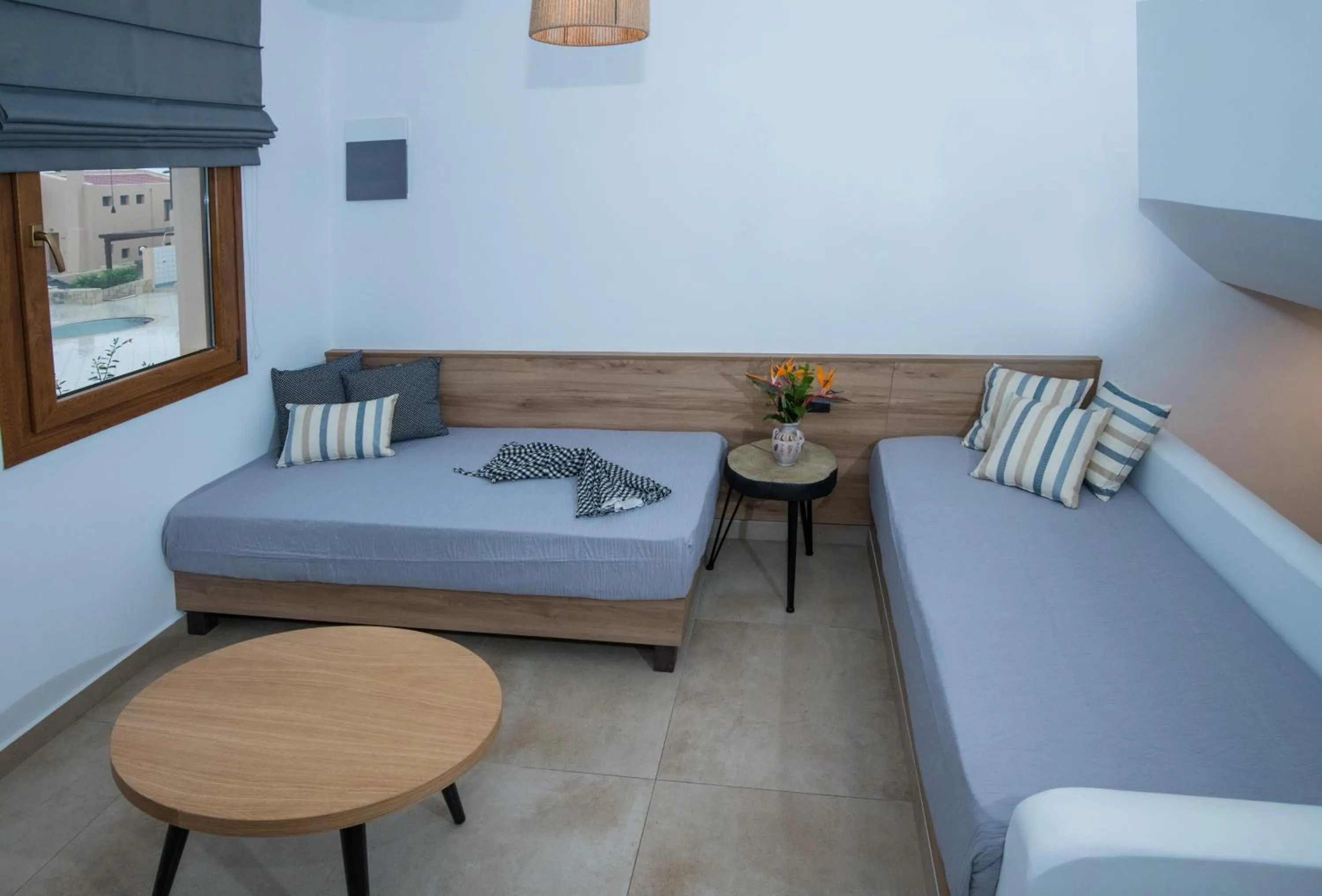 Seating area in Ida Village