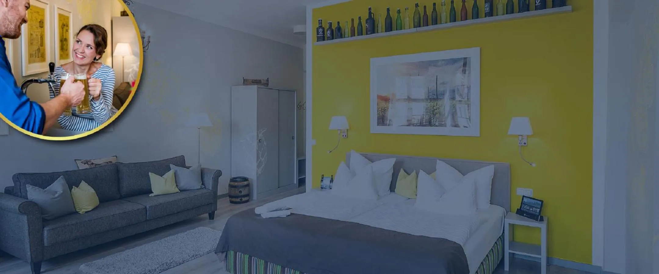 Photo of the whole room, Bed in Pirnscher Hof - Hotel Garni