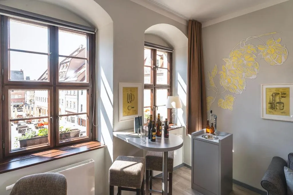 Decorative detail in Pirnscher Hof - Hotel Garni