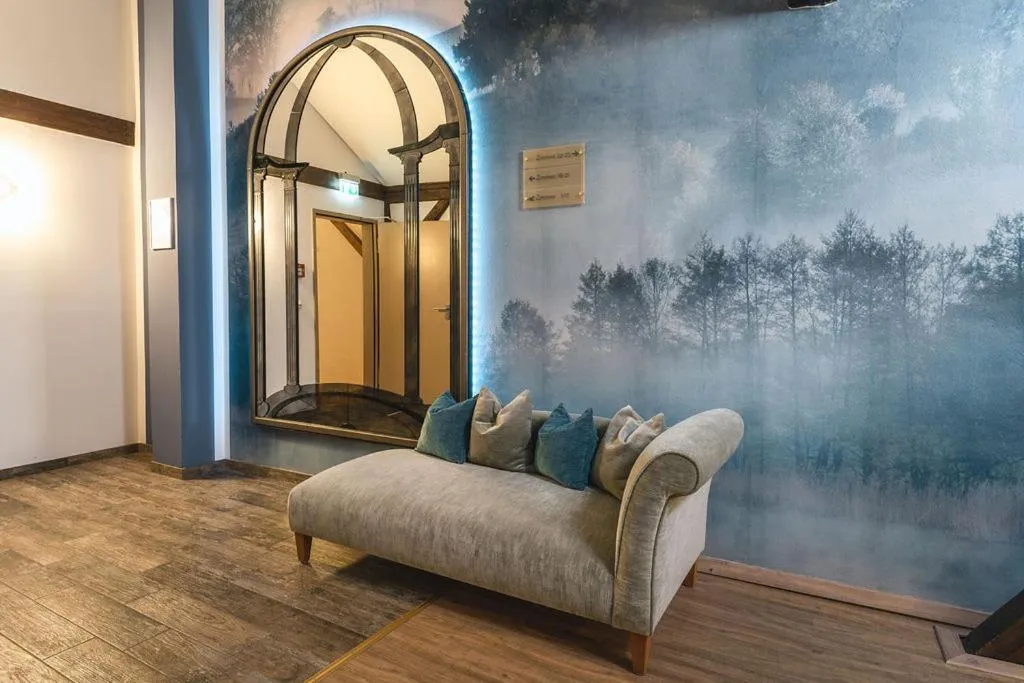 Decorative detail in Pirnscher Hof - Hotel Garni