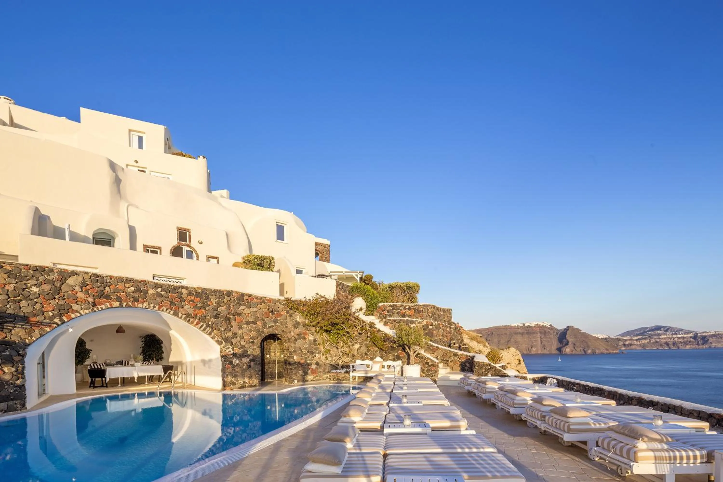 Patio in Canaves Oia Suites - Small Luxury Hotels of the World