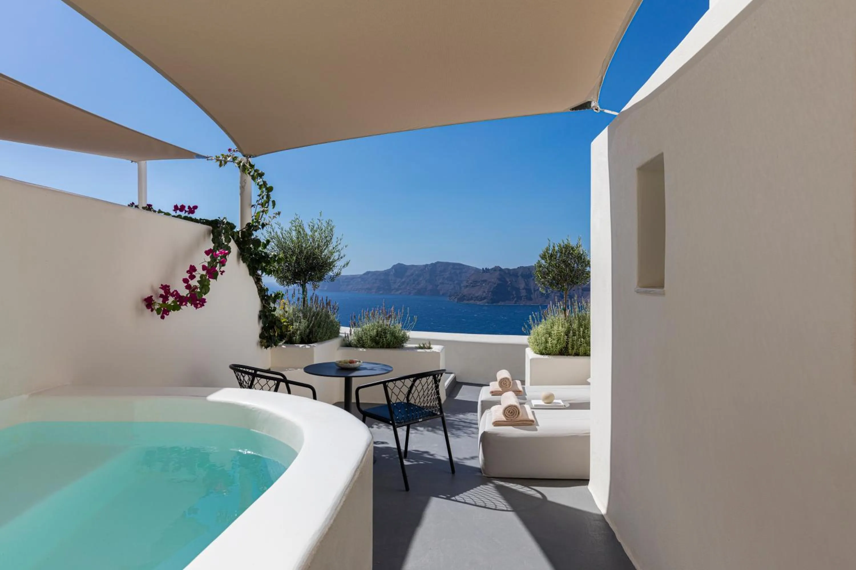 Patio in Canaves Oia Suites - Small Luxury Hotels of the World