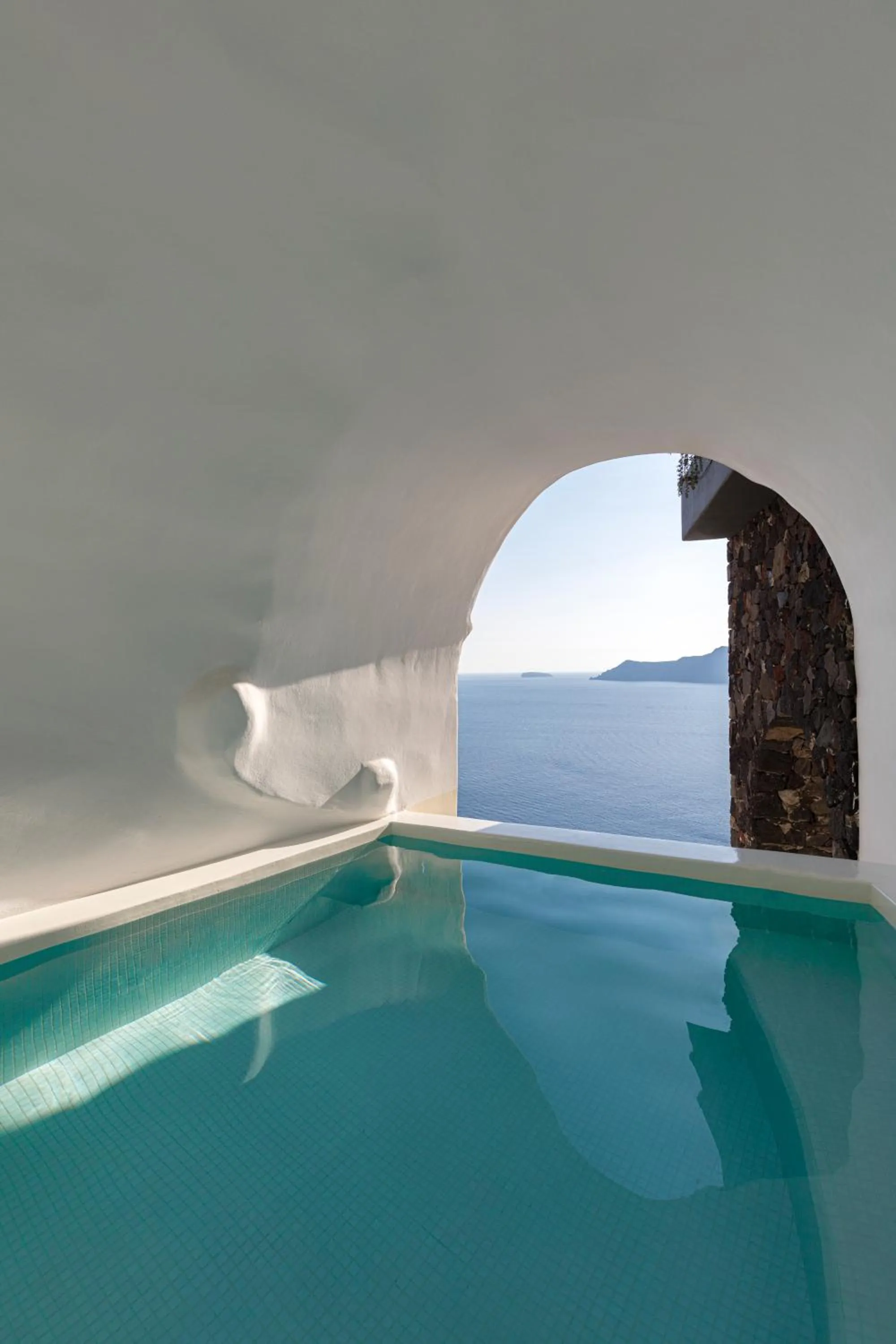 Pool view in Canaves Oia Suites - Small Luxury Hotels of the World
