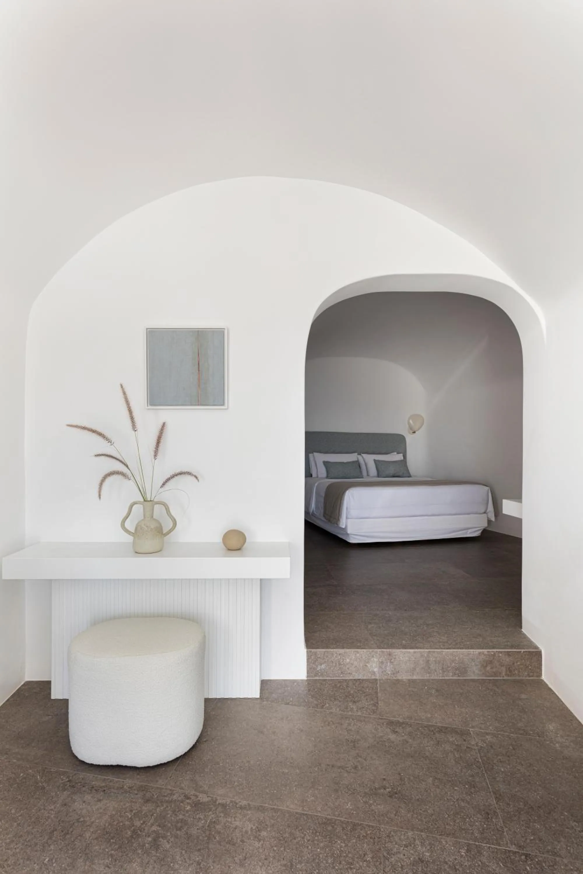 Bed in Canaves Oia Suites - Small Luxury Hotels of the World