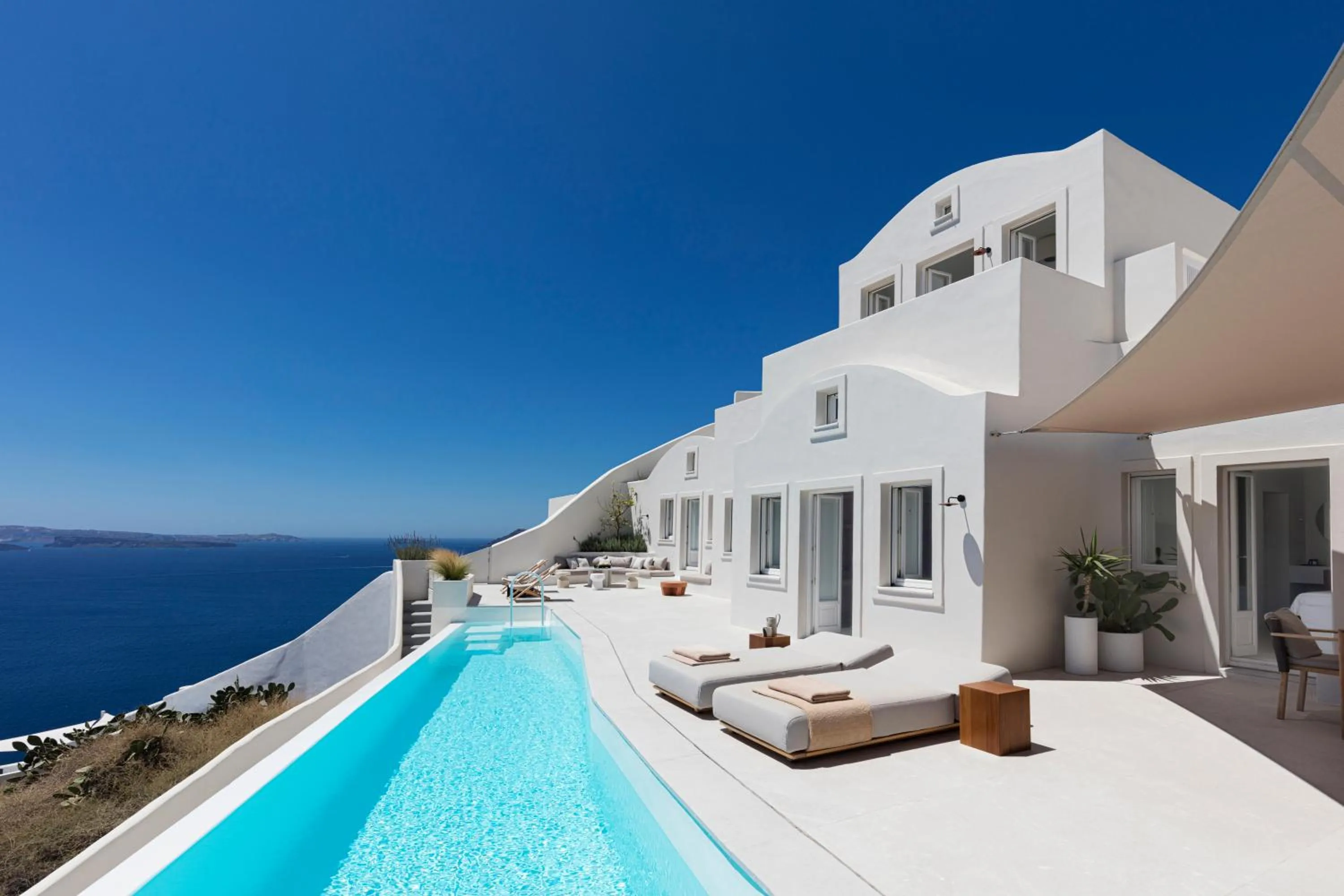 Property building in Canaves Oia Suites - Small Luxury Hotels of the World