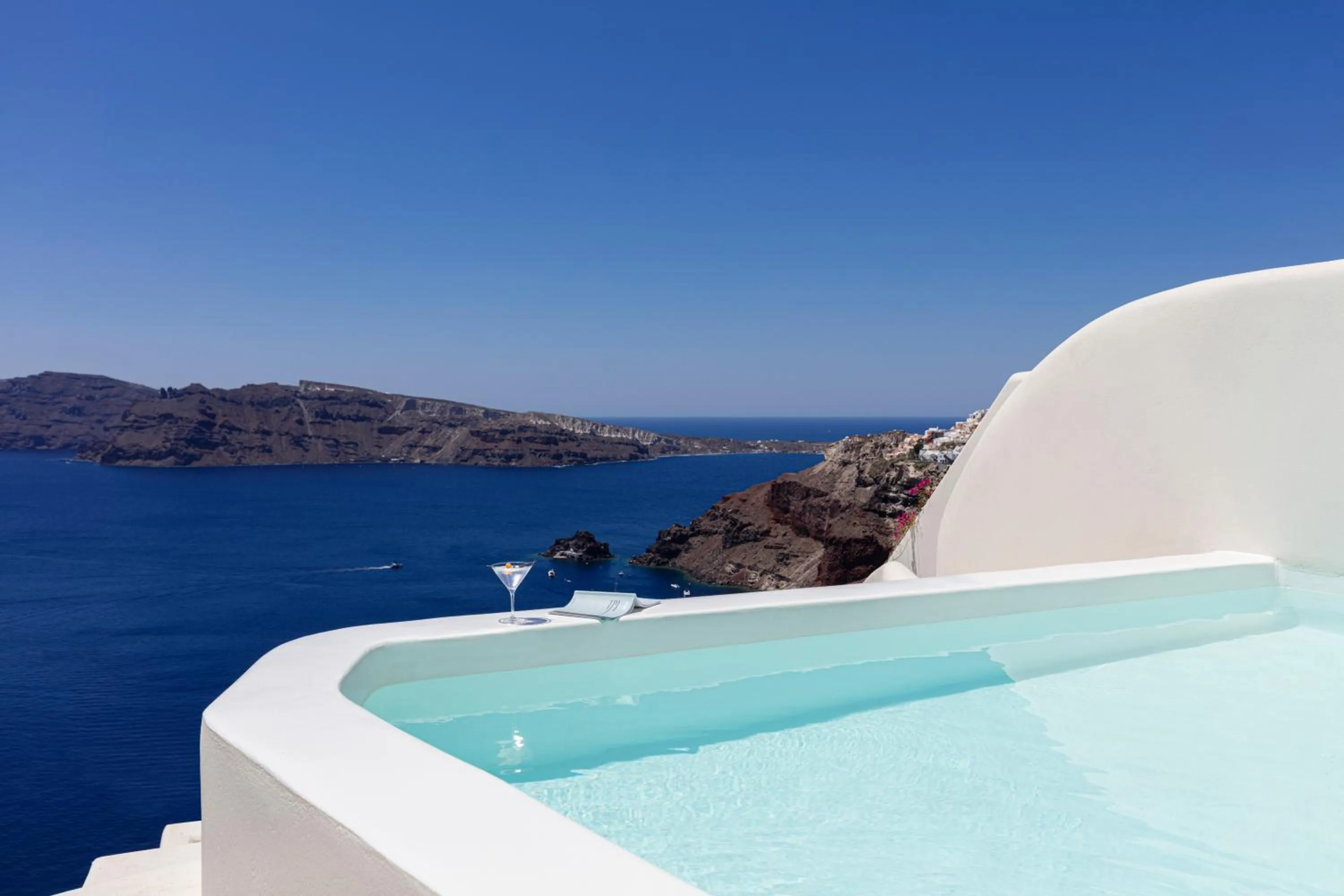 Pool view in Canaves Oia Suites - Small Luxury Hotels of the World
